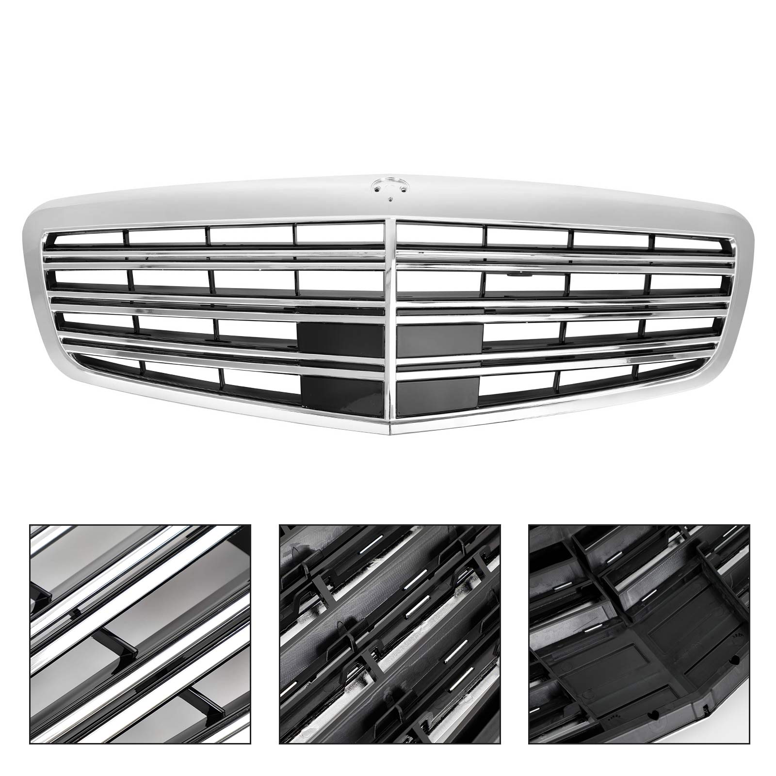 Grille de pare-chocs avant style AMG pour Mercedes-Benz S-Class W221 S400 S450 S550 S600 S65 S63 2010-2013, pièce générique 22188000837712