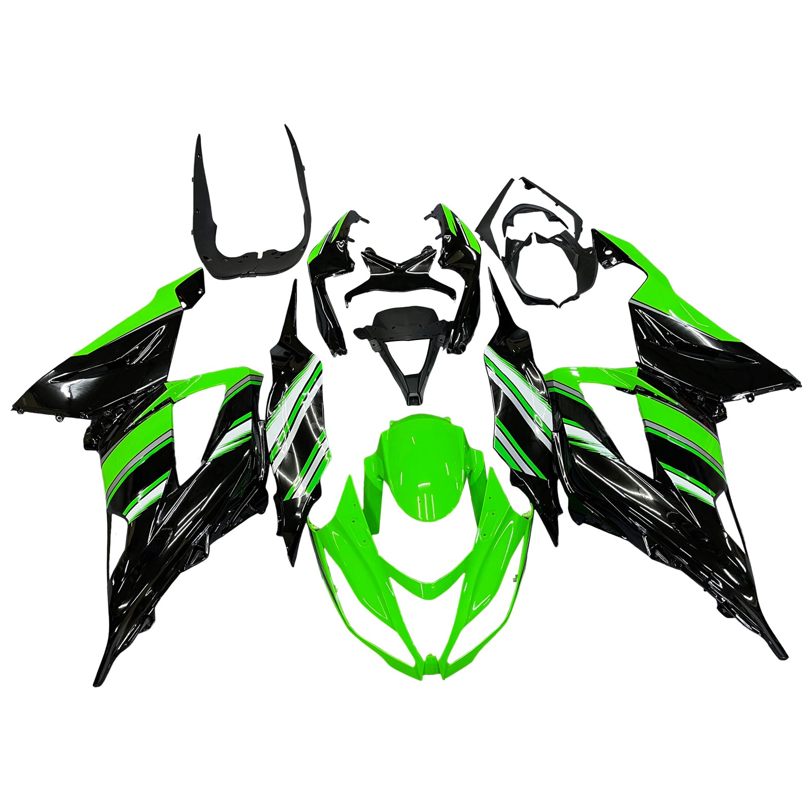 Kit de carénage injecté en plastique ABS pour Kawasaki ZX6R 636 2013-2018