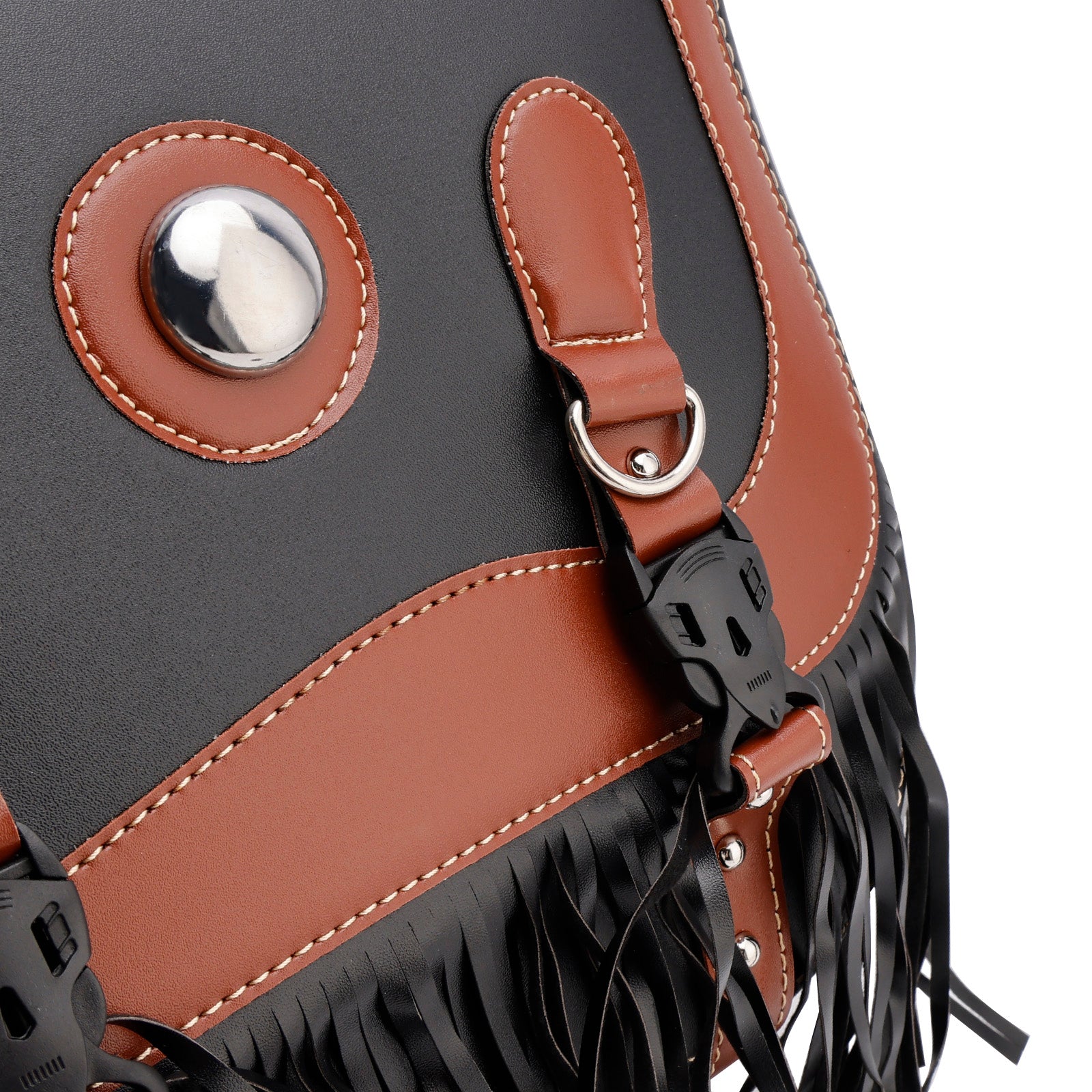 Črna bočna sedla vrečka 26 l za motocikel