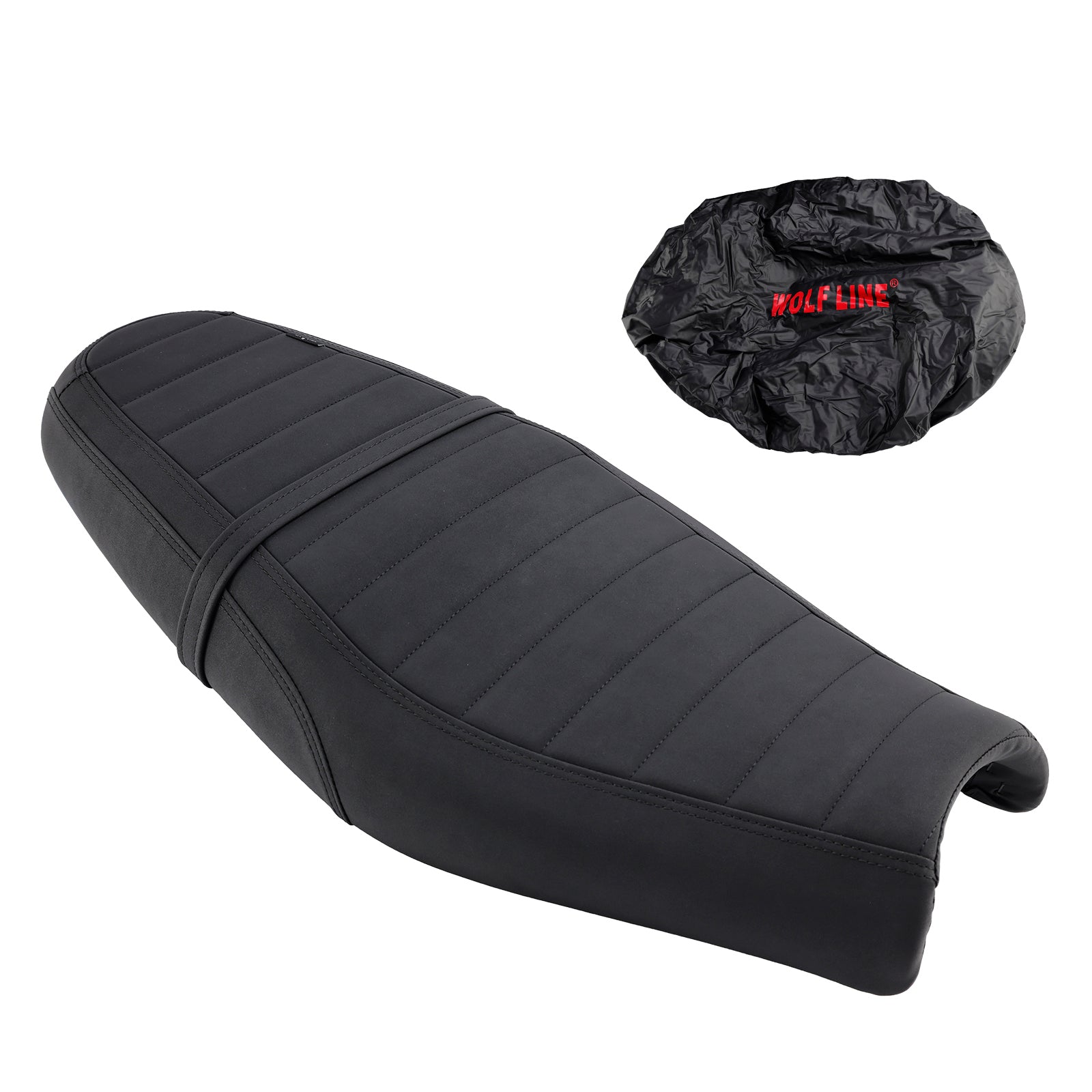 Coussin de siège passager avant et arrière inférieur noir pour Street Twin Speed Twin BrownC