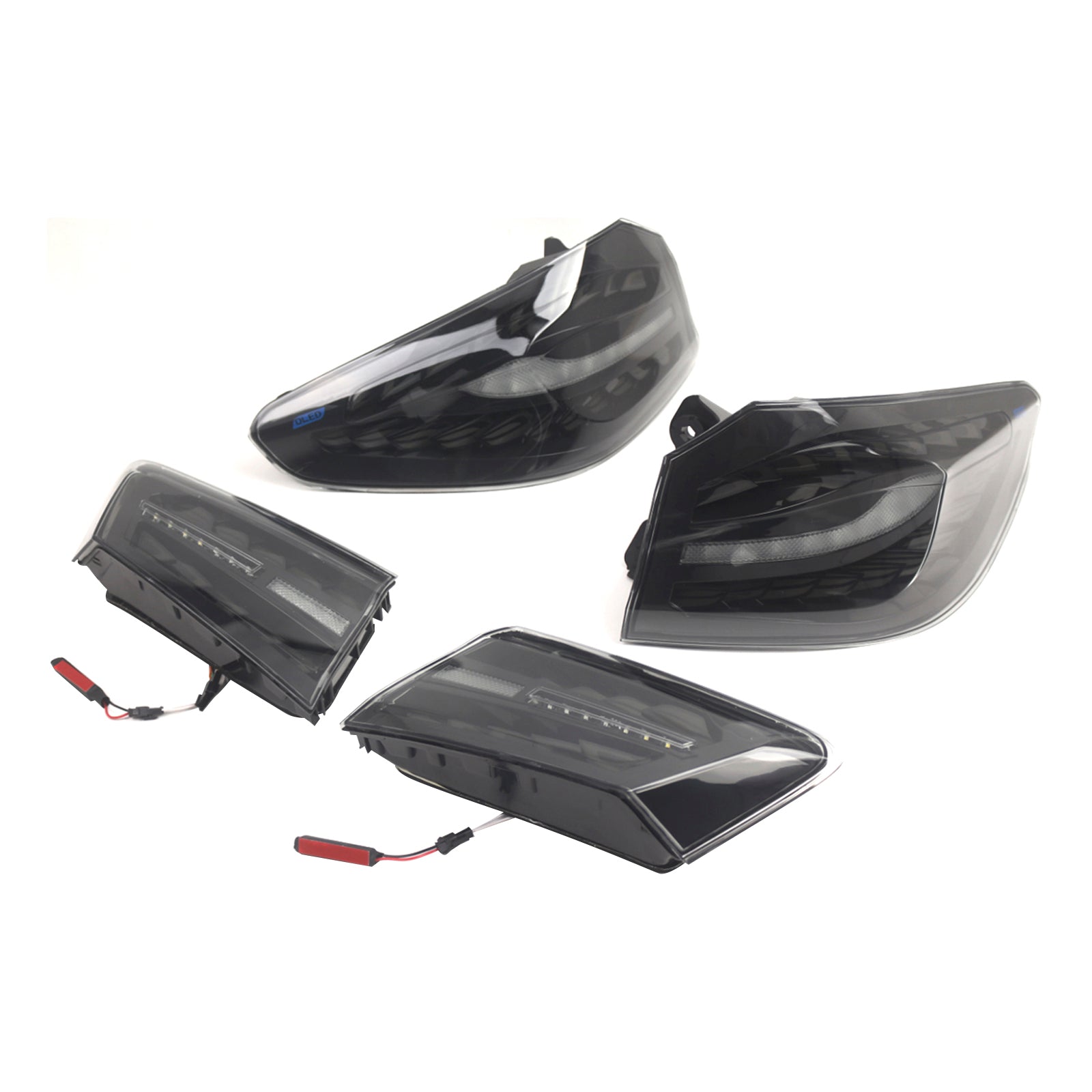 Luci posteriori a LED fumo per BMW 5 G30 G38 L&R 2018-2020, assemblaggio di luci posteriori 63217376469 63217376470