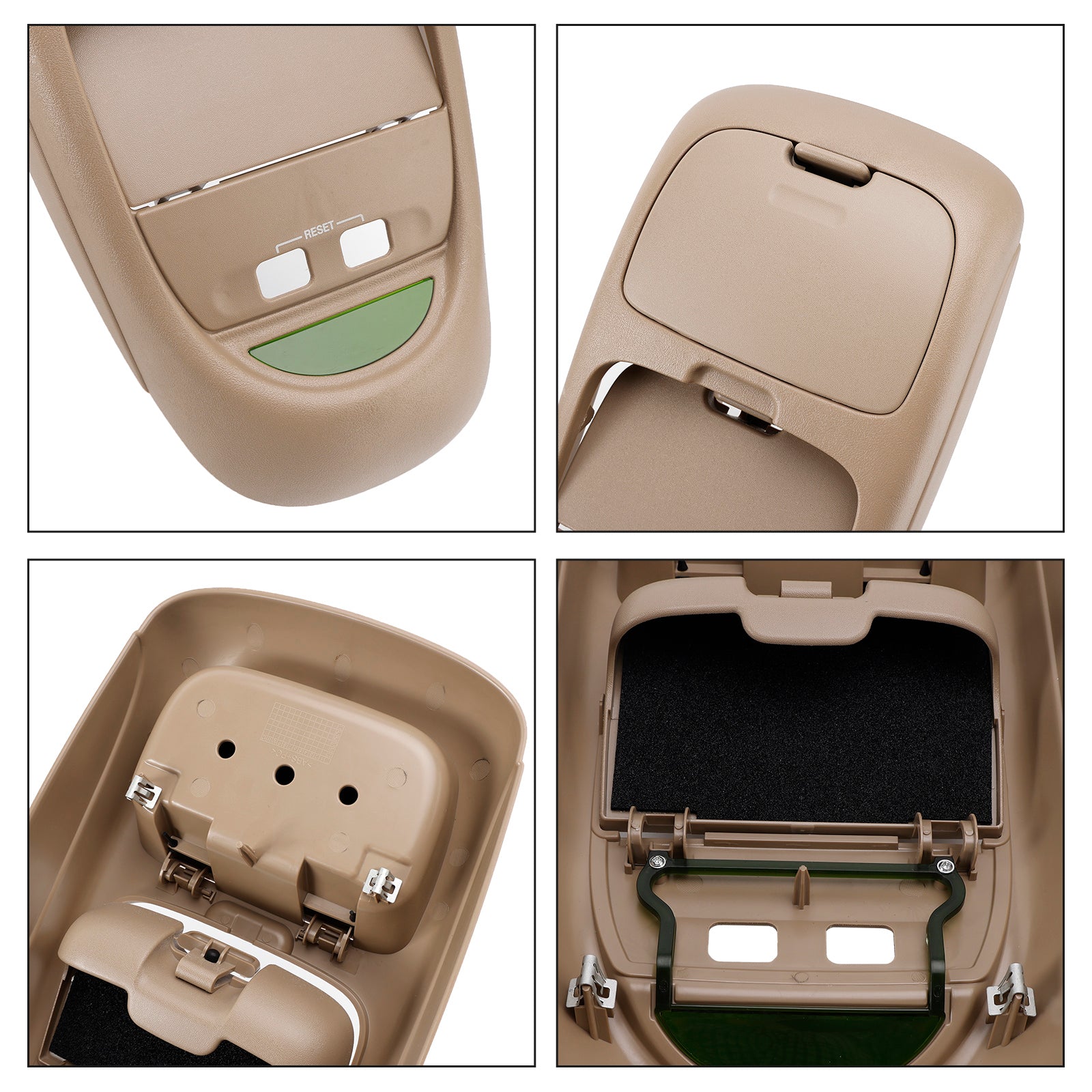 Super Duty Super Duty Pavilion Console zonder zonnedak, beige kleur, voor Ford F250, F350, F450 en F550 (2002-2004)