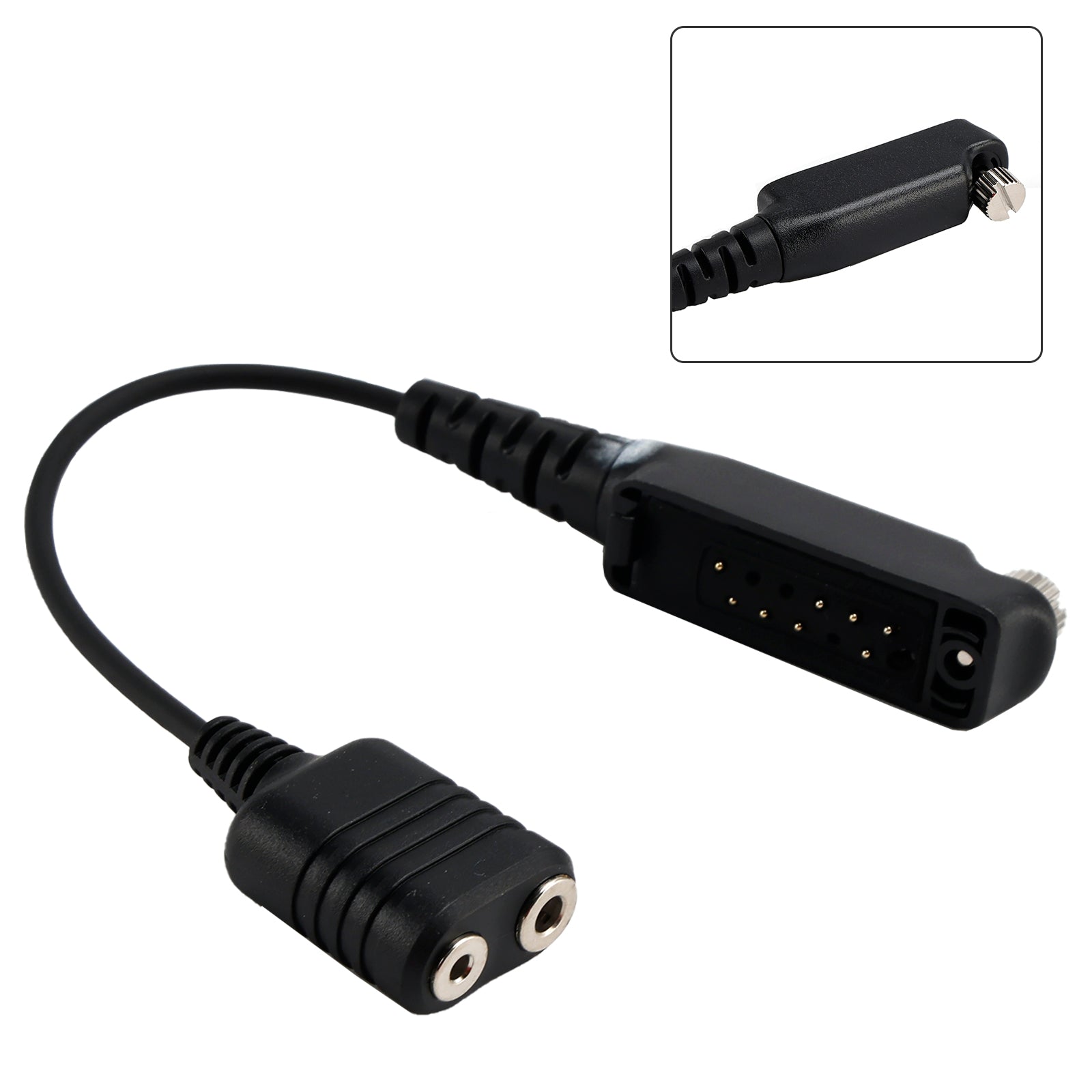 Kabel konwertera portu słuchawek z 2-pinowym interfejsem K do Sepura STP8000 STP8030 STP8035