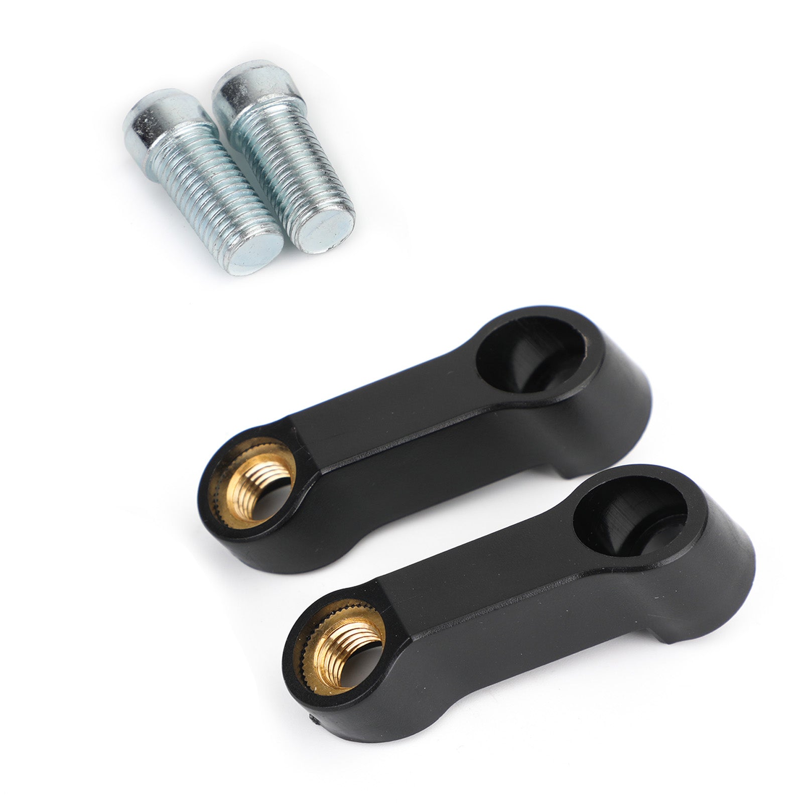 2x Universal Retrovisor Mirror Extension M10 x 1,25 mm voor Honda Para Suzuki