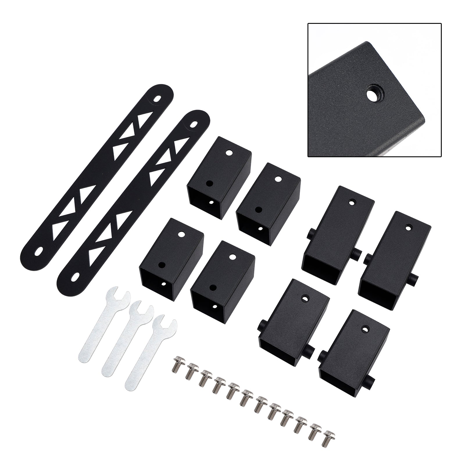 Kit d'adaptateurs pour rehausseur de siège conducteur et passager pour Polaris RZR Pro XP 20-23 Turbo