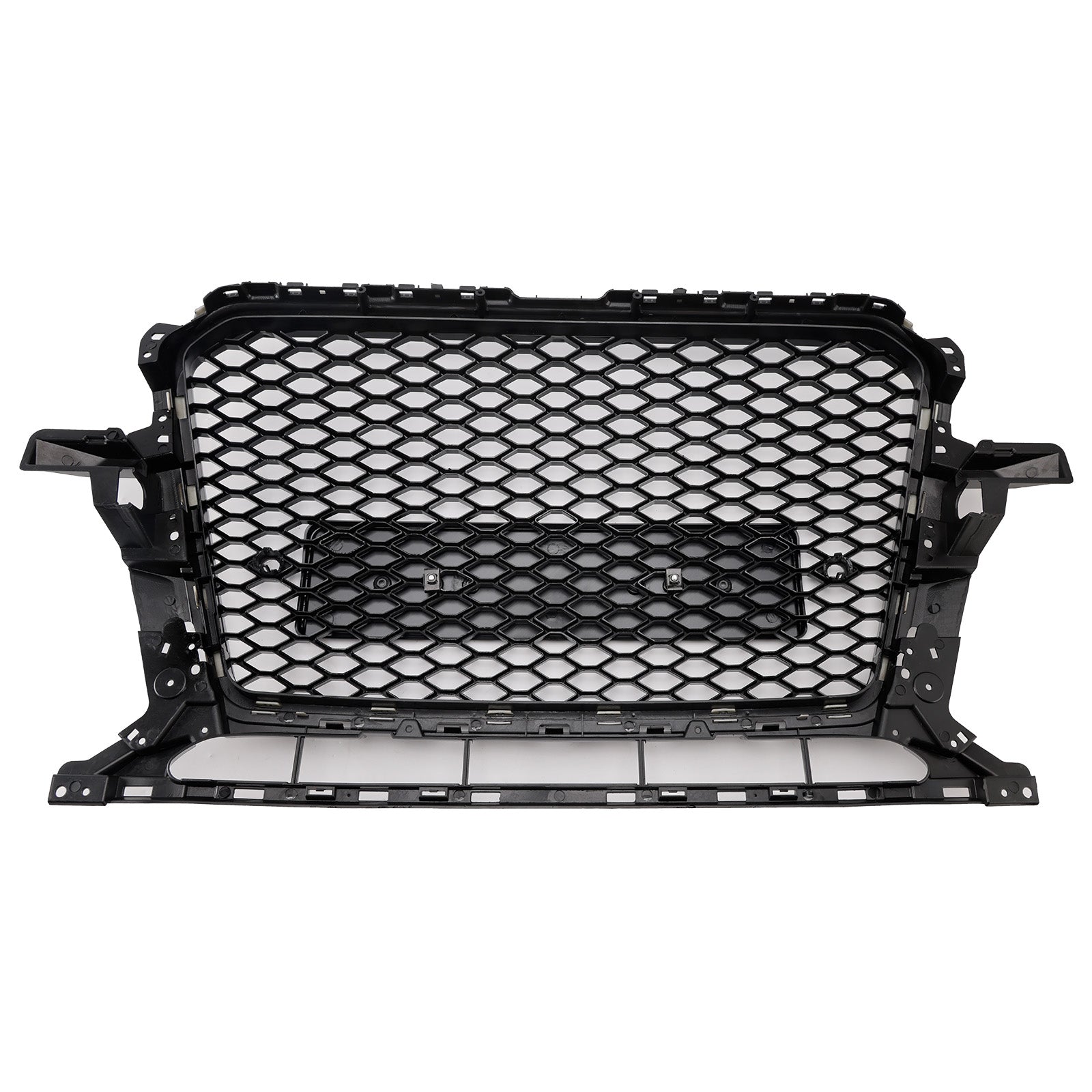 Gloss Black Front Honeycomb Bumper Grill Grille Pour Audi Q5 2013-2017