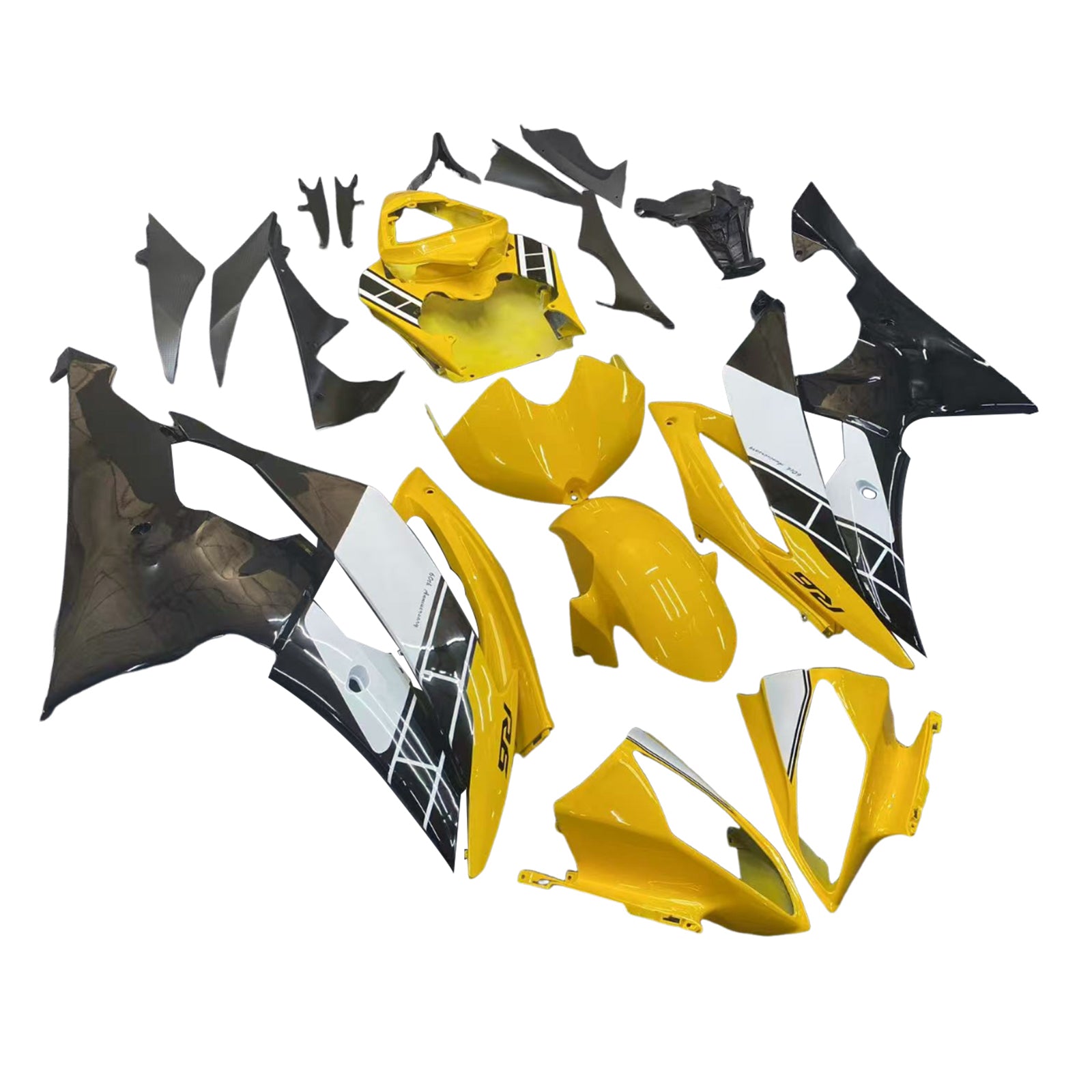 ABS Plastic Kairing Kit voor Yamaha YZF 600 R6 2008-2016