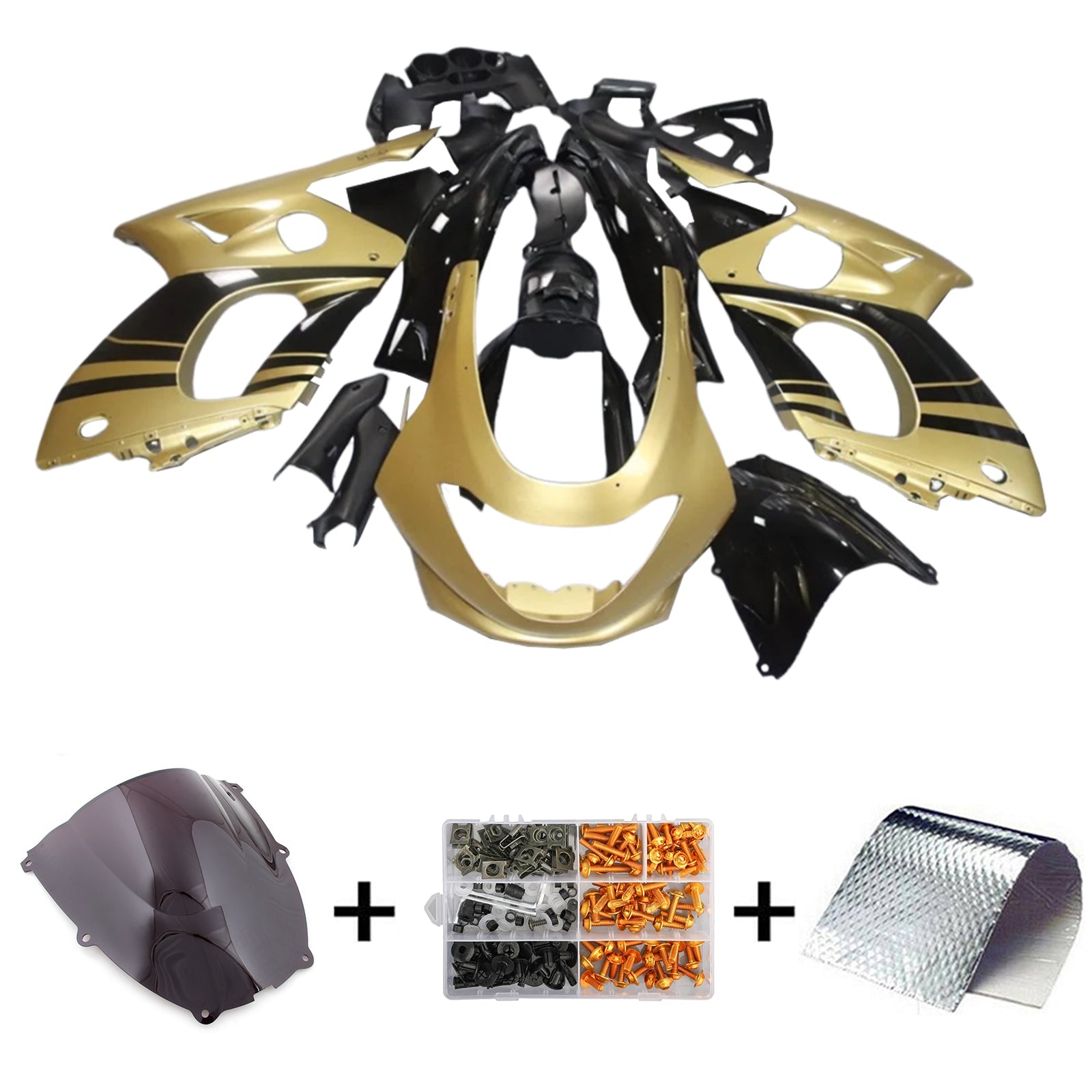 1996-2007 Yamaha YZF 600R Thundercat injectiekuipset ABS kunststof carrosserie