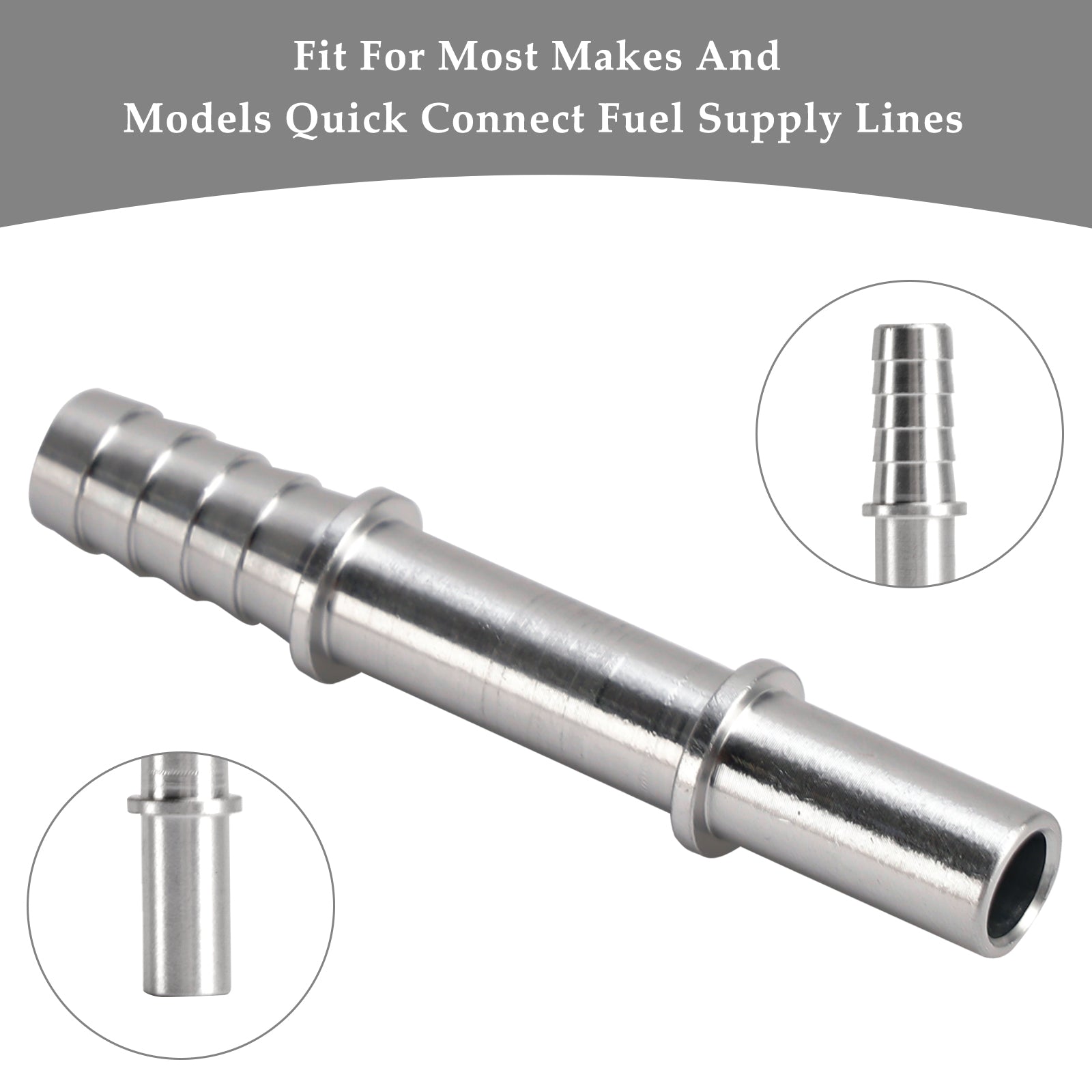 Szybkozłącze do węża listwy paliwowej 3/8"adapter z zadziorem „do 3/8”8"„AN817-02-06BA