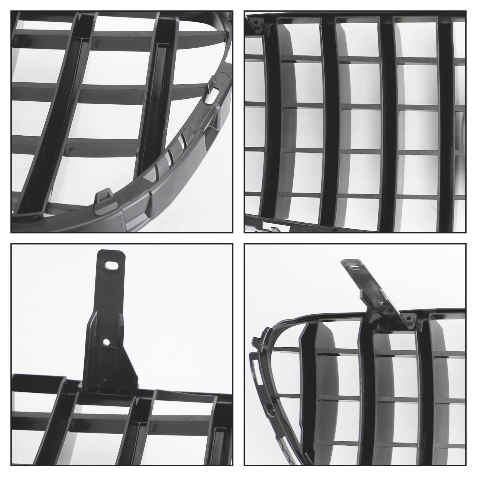 Gloss Gloss Black Mercedes-Benz GLC Clase X253 GLC300 GLC350 2015-2019 con cámara trasera