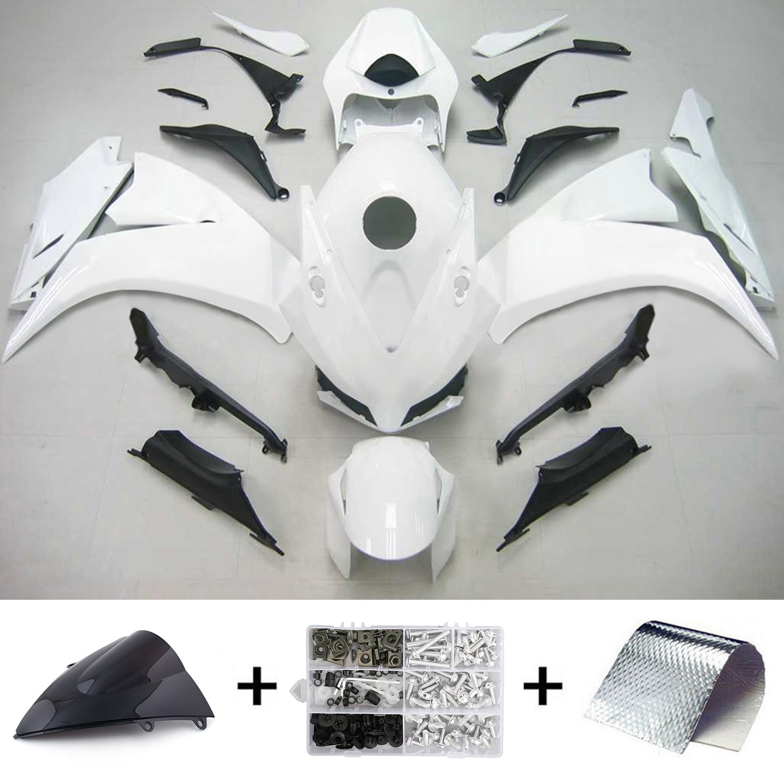 Kit de carénage par injection, carrosserie en plastique ABS pour Honda CBR1000RR 2012-2016