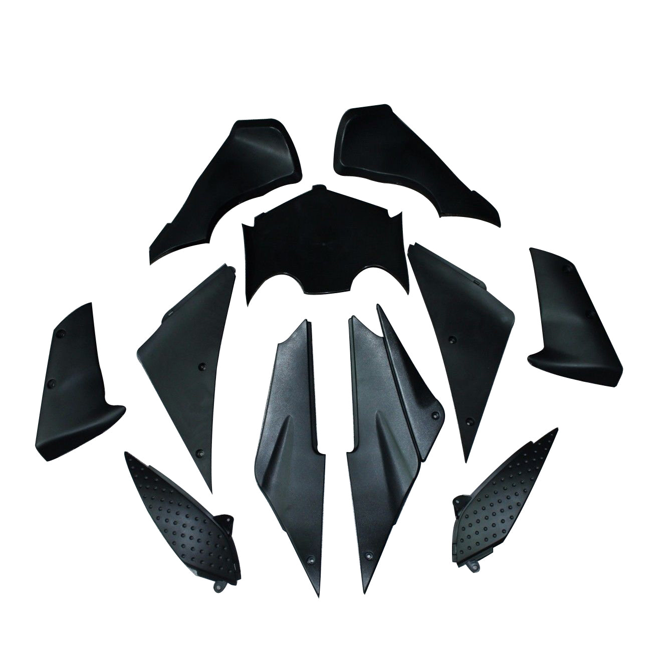 2005-2006 Kawasaki ZX6R 636 maalaamaton päällirakenne ABS-ruiskumuotti