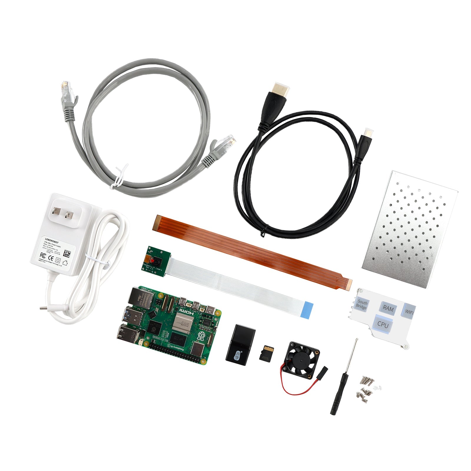 Kit Raspberry Pi 5 8G Sviluppo della scheda Programmazione avanzata Kit Python