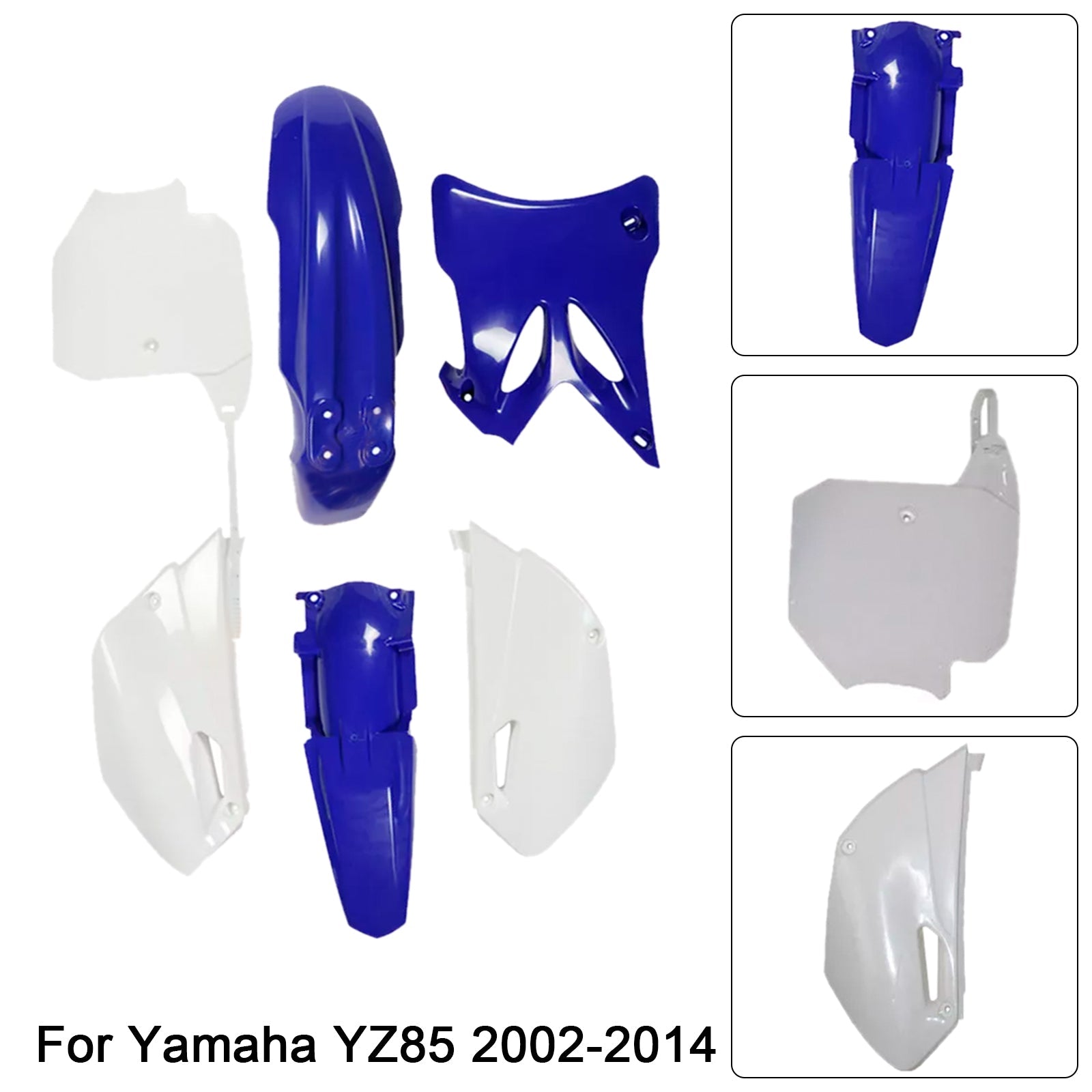 Kit de carénage de garde-boue en plastique pour Yamaha YZ85 2002-2014