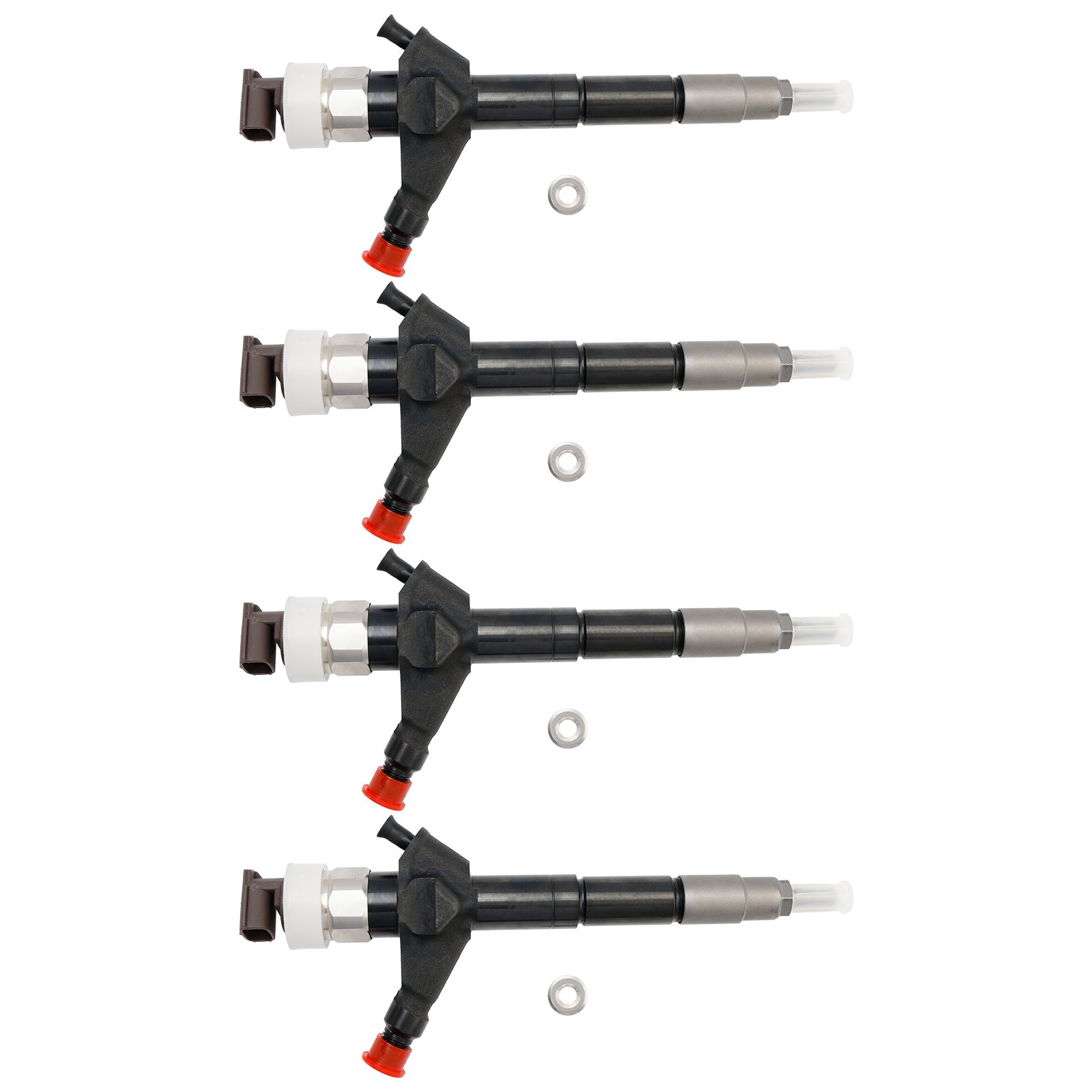 4 Uds Nissan Navara 2,5 dCi inyector de combustible 16600-EB70A 095000-6250