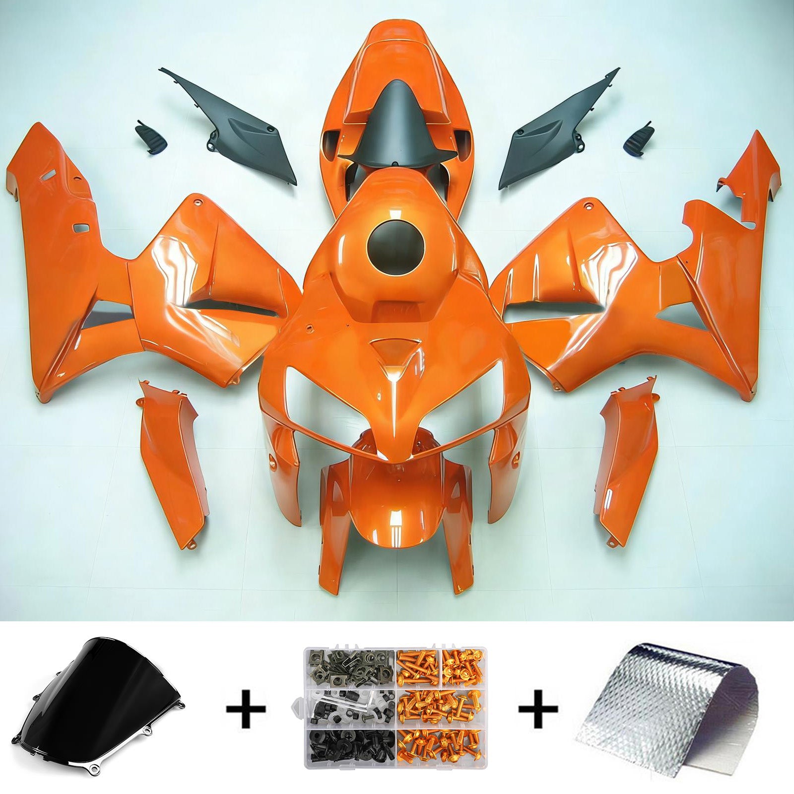 Kit de carénage par injection, carrosserie en plastique ABS pour Honda CBR600RR 2005-2006 F5