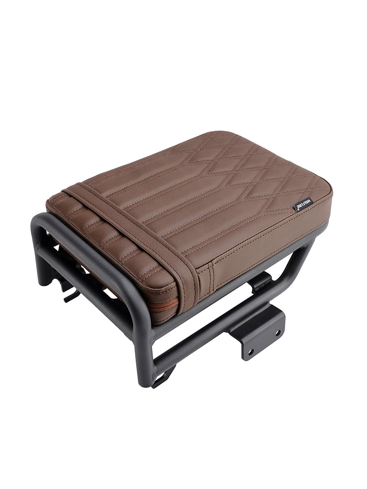 Cojín de asiento de pasajero plano marrón trasero para Honda CT125 Huntercub 125 2020-2023