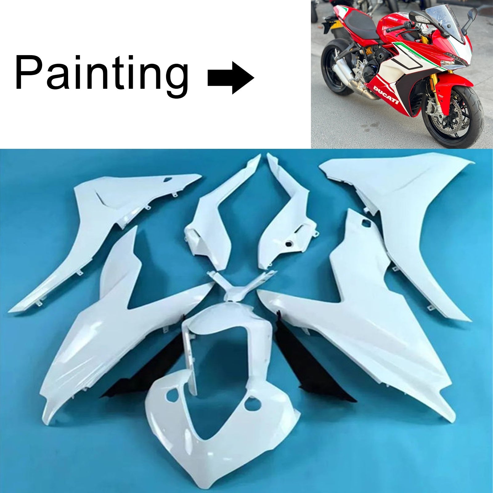 Kit de carénage d'injection Ducati Supersport 939 939S 2017-2020