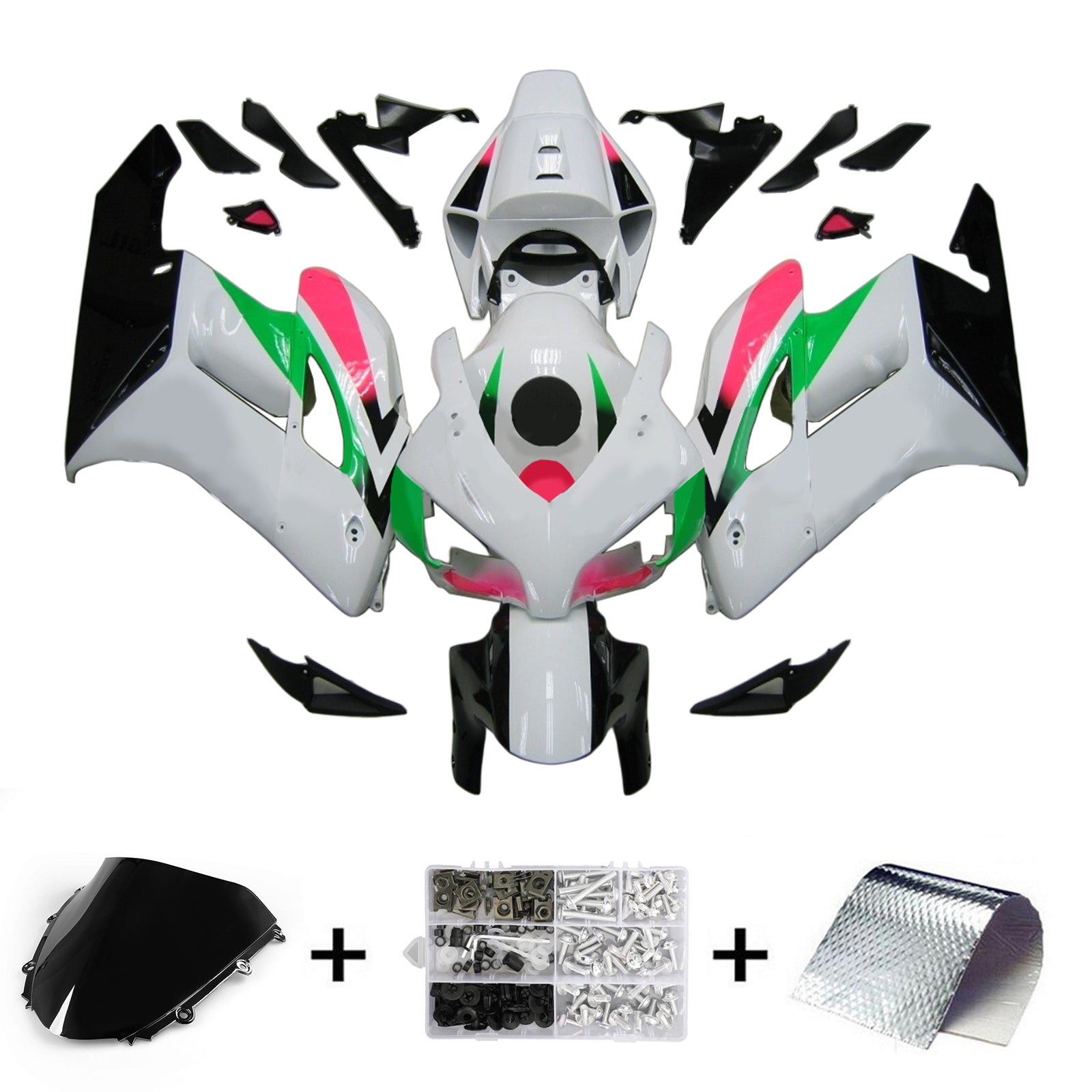 Kit de carénage par injection, carrosserie en plastique ABS pour Honda CBR1000RR 2004-2005