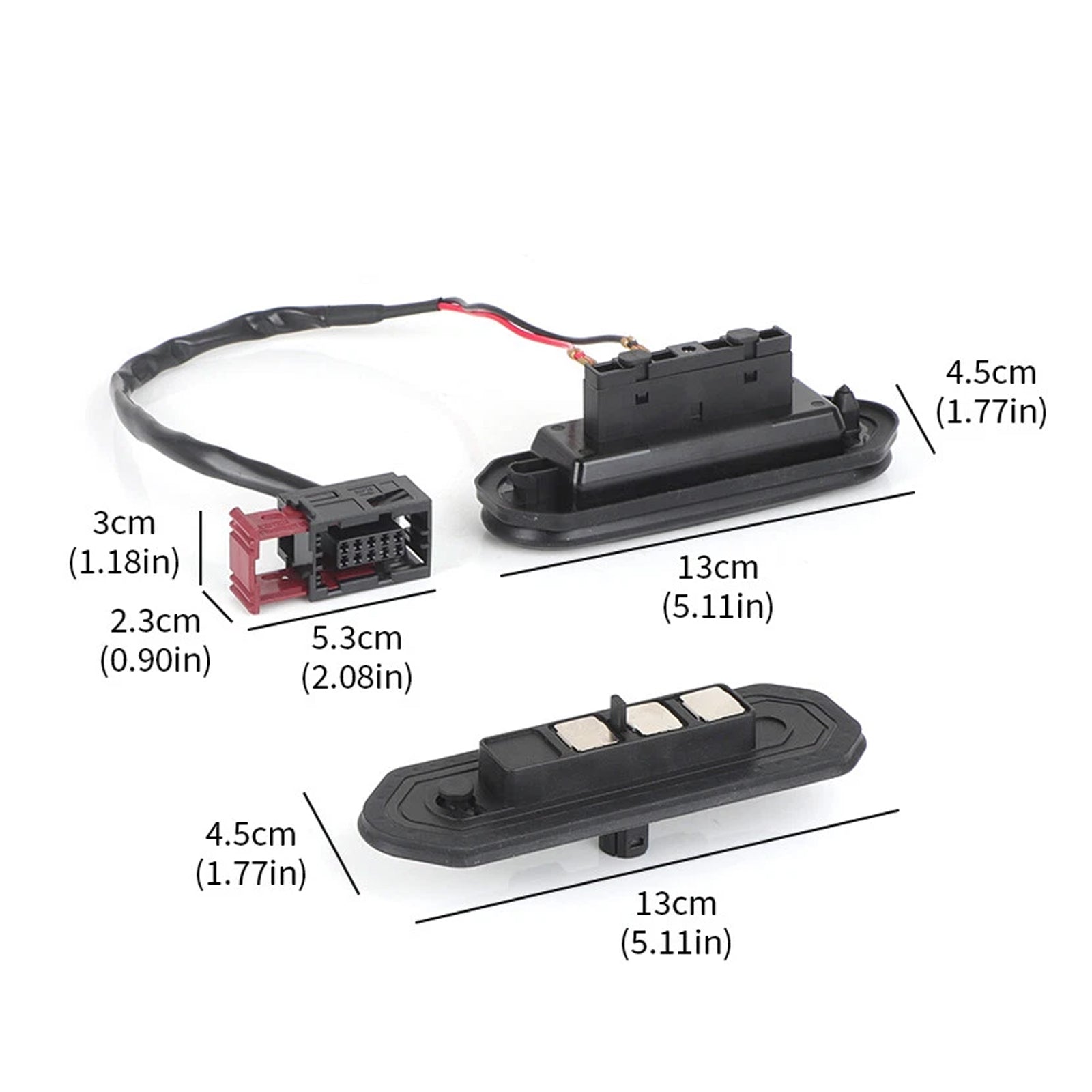 Relais de contact de porte coulissante pour Ducato Boxer (à partir de 2006) - 2 broches + 3 broches - Référence : 1373238080
