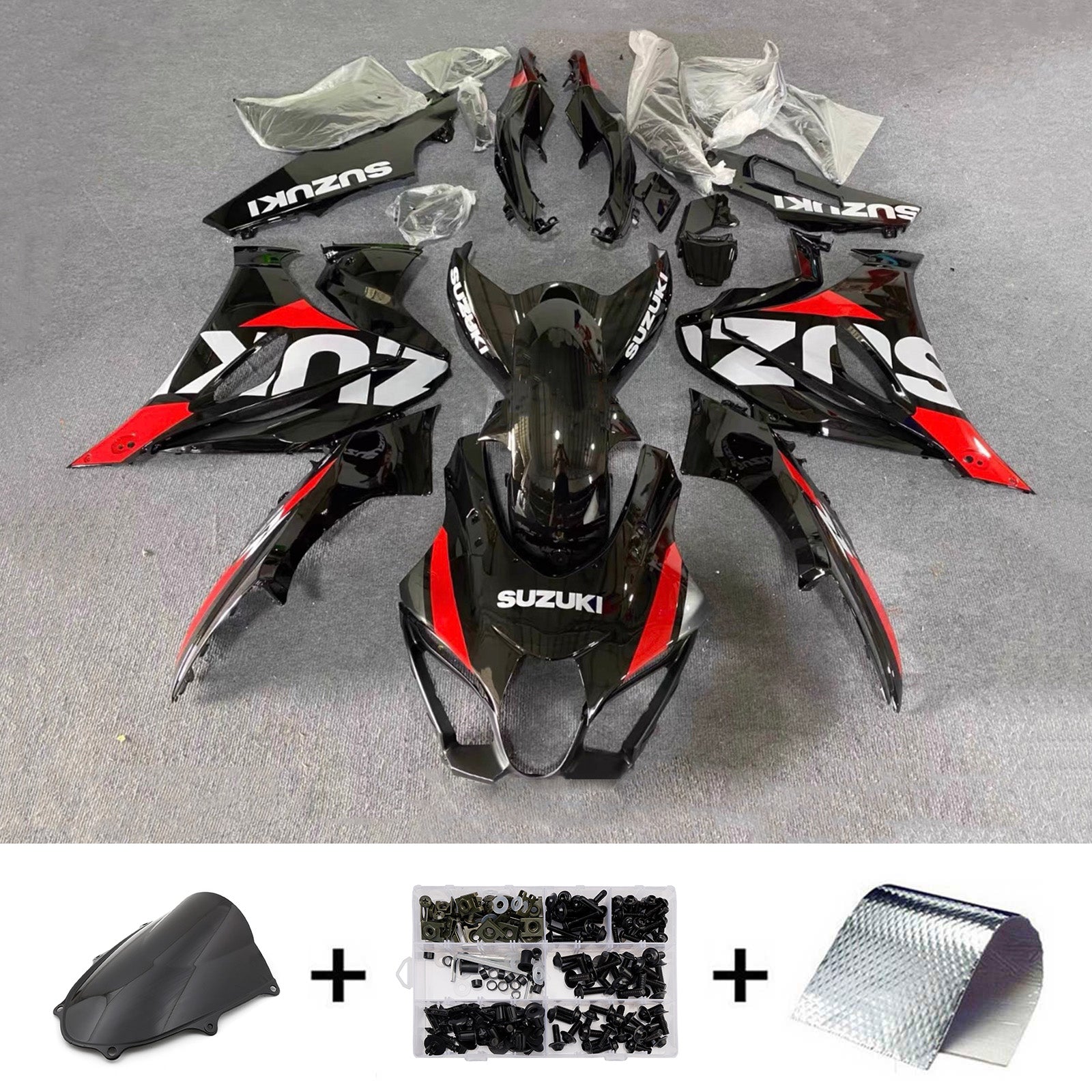 Kit de carénage injecté en plastique ABS pour Suzuki GSXR1000 2017-2025 K17