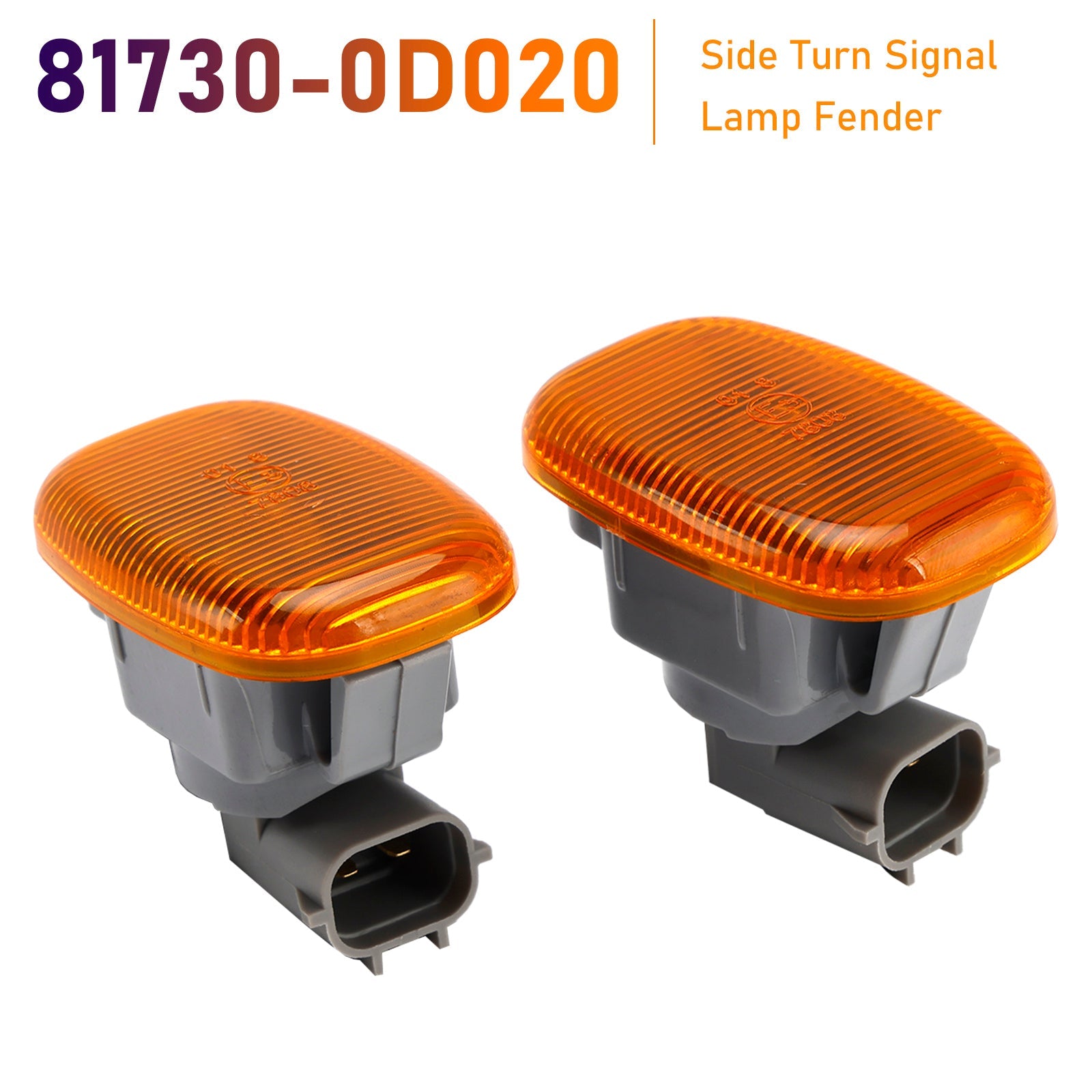 Indicatore di direzione laterale parafango per Toyota Corolla Camry MR2 81730-0D020