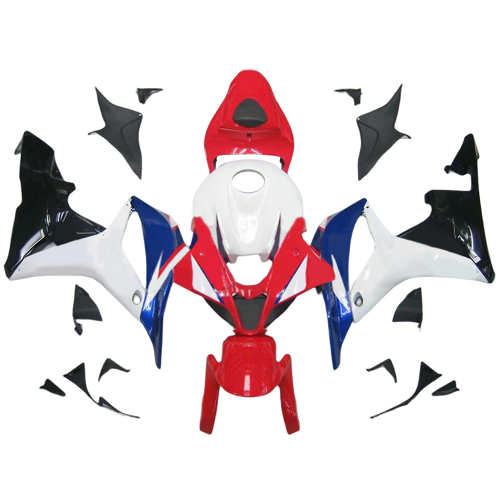 Kit de carenado de inyección, carrocería de plástico ABS para Honda CBR600RR 2007-2008 F5