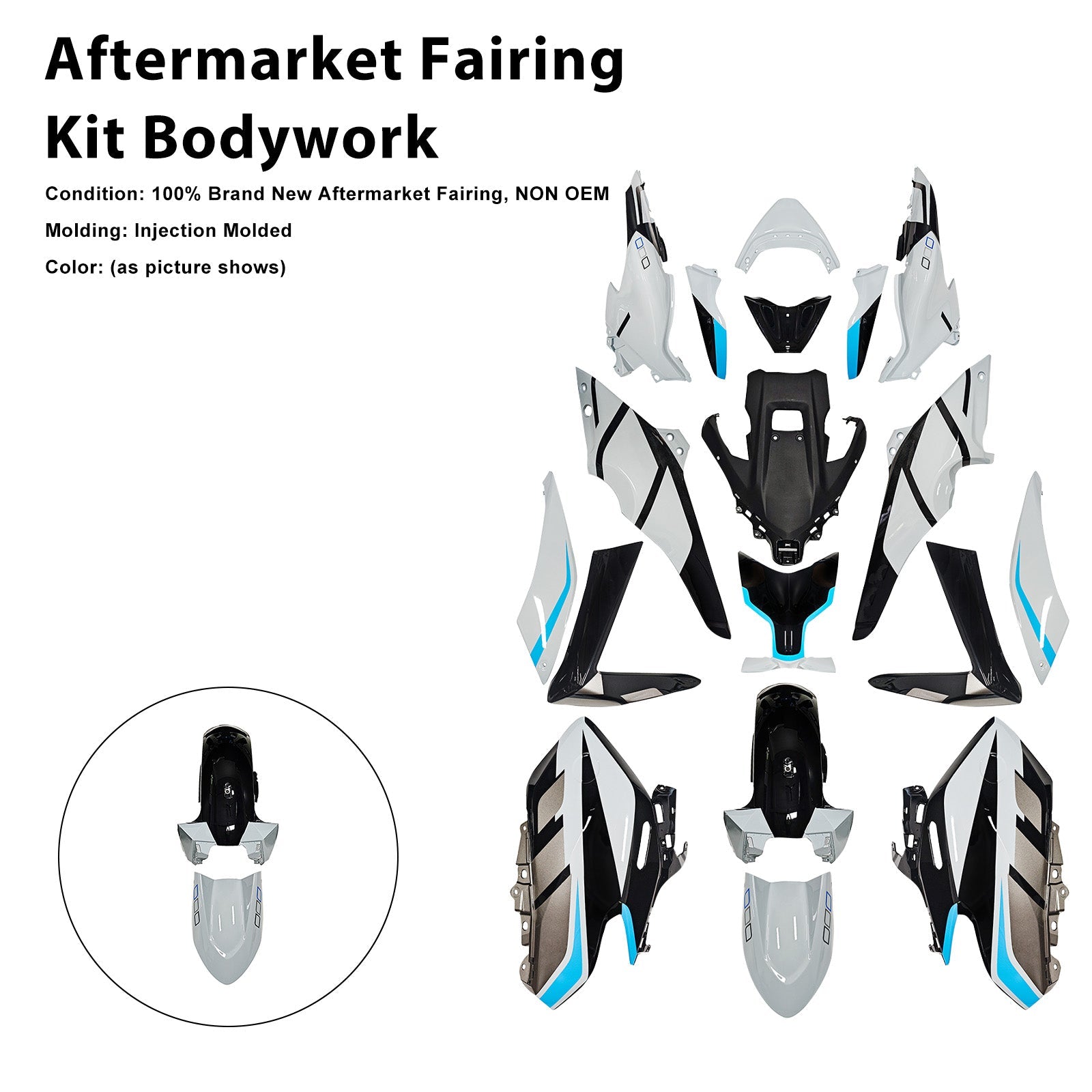 Kit de carénage d'injection pour Yamaha TMAX560 (2025-2026)