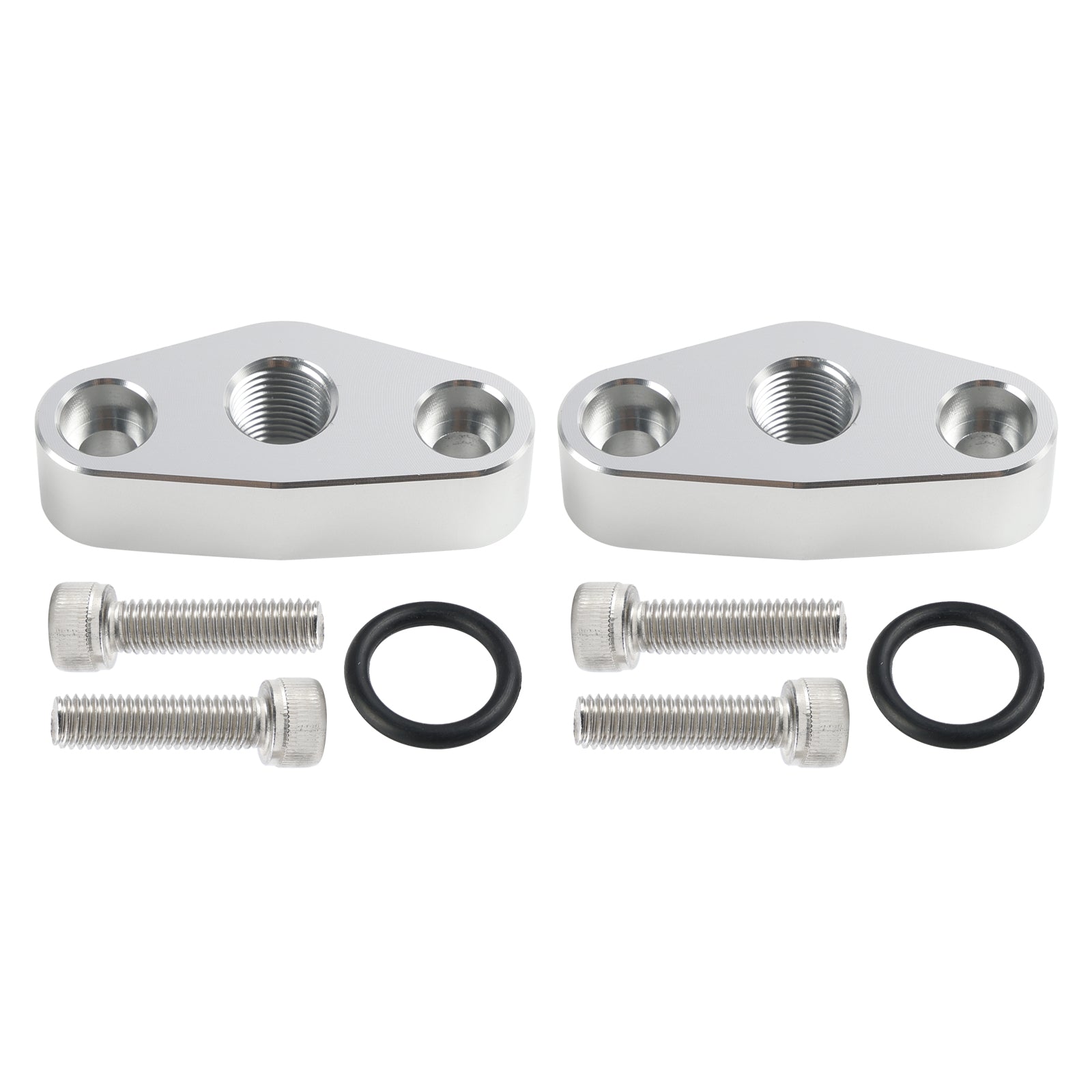 Paquete de 2 placas adaptadoras de sensor de presión de aceite M16x1.5 551623 para Chevy LS