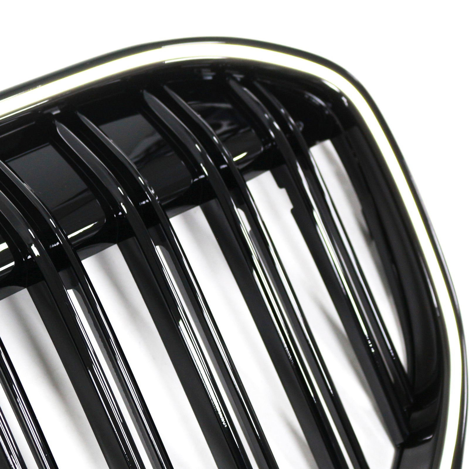 Grille de calandre avant noire brillante à double lamelles pour BMW Série 7 G11 G12 2019-2022