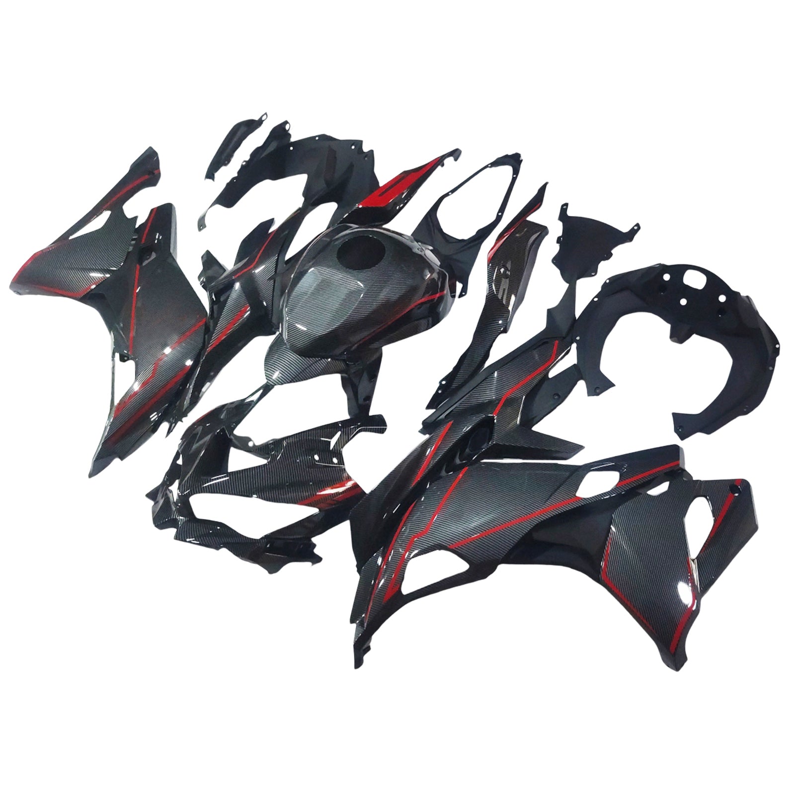 Kit de carénage injecté pour Kawasaki Ninja ZX-25R ZX-4R ZX-4RR 2019-2026
