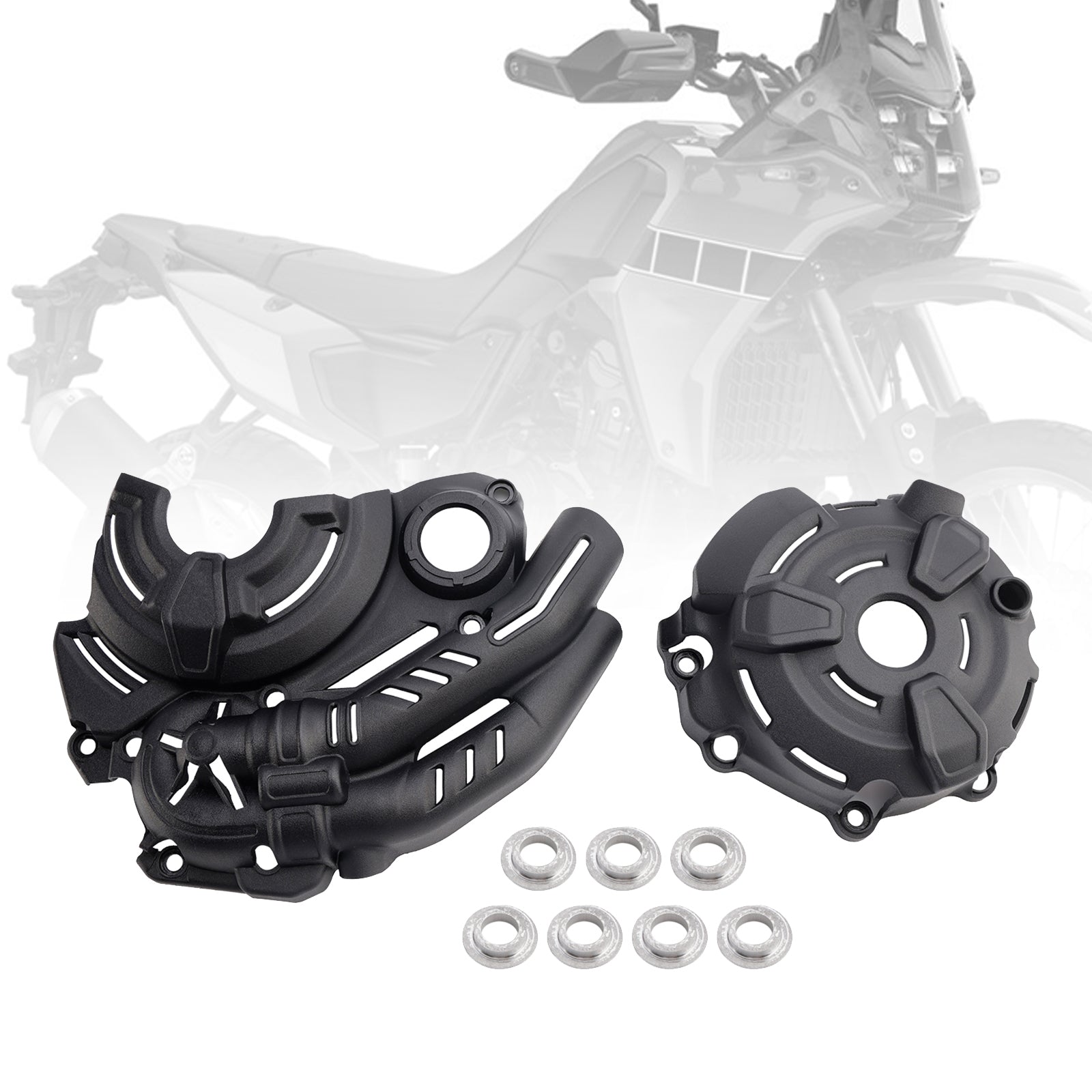 Protecciones de motor negro para Yamaha MT-07 2019-2024