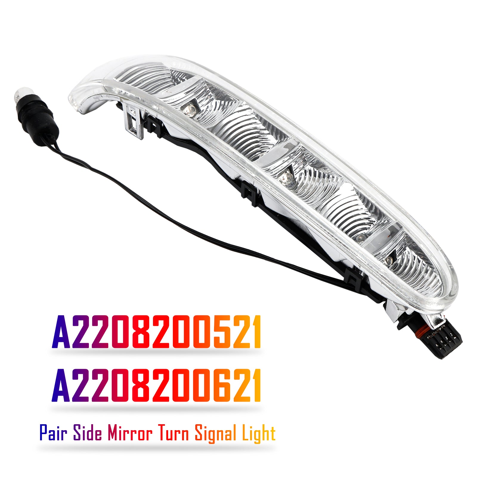 Zijspiegelknipperlichten (set van twee) voor Mercedes-Benz W220 W215 CL55 CL500 CL600