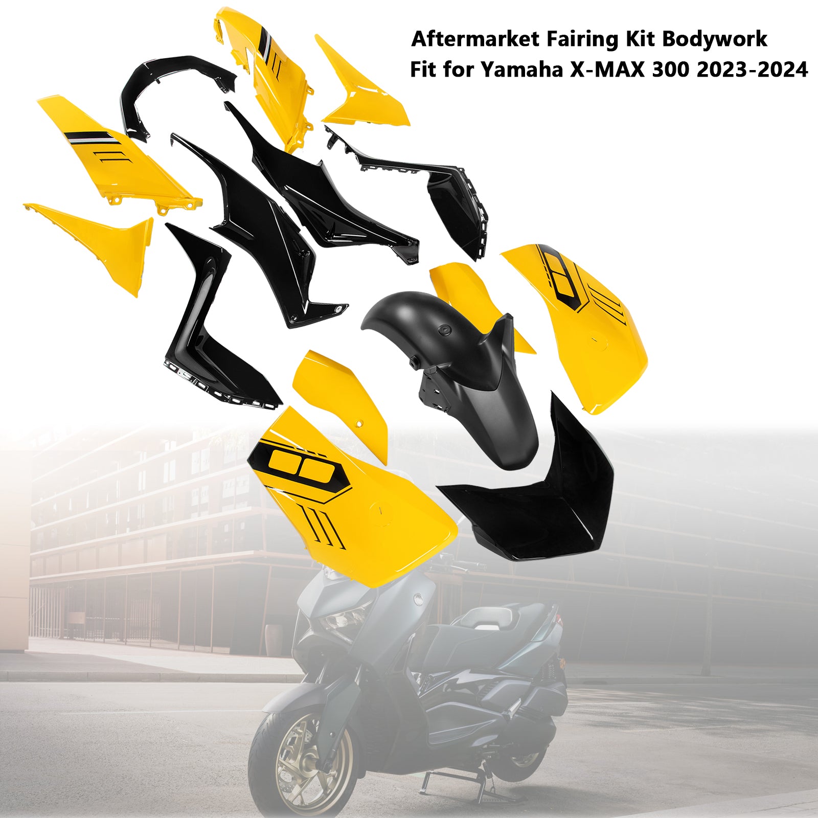 Kit de carénage de carrosserie ABS par injection pour Yamaha X-MAX 300 XMAX 2023-2024