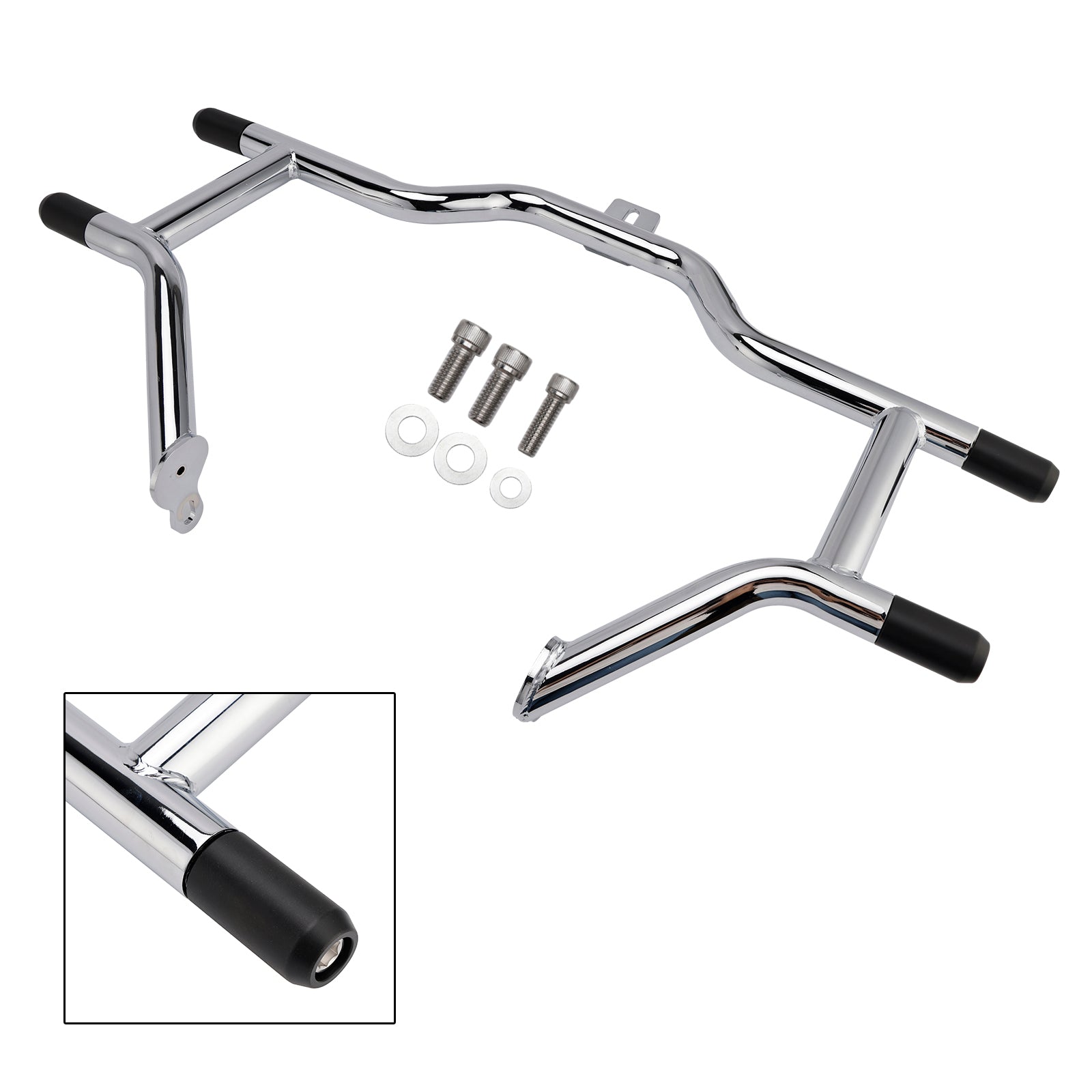 Odbijač, ščitnik motorja, opornik oklepa in komplet zaščitnih zaščit za Honda Civic Road King (črna)