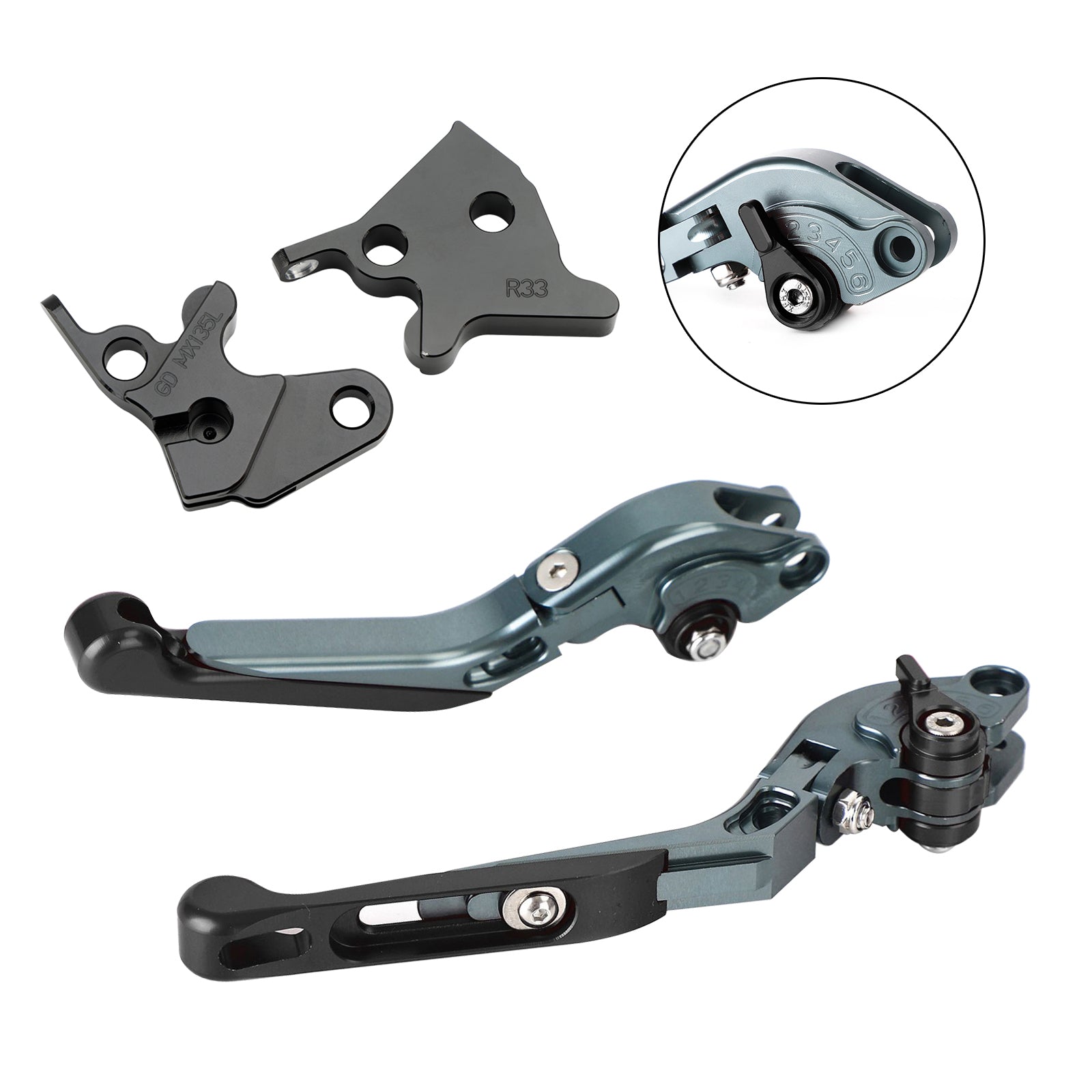 Leva del freno frizione regolabile per Yamaha YBR125 2005-2014