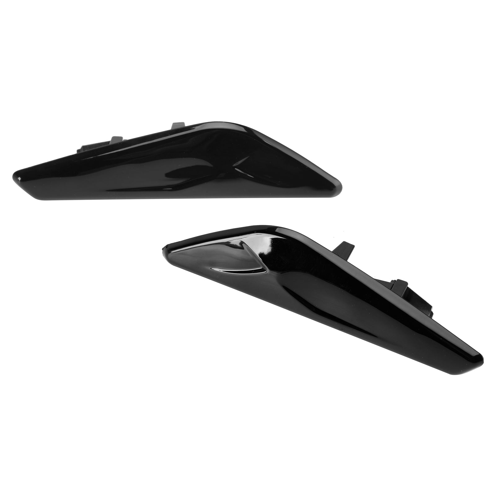 Vasen ja oikea etusiipi BMW X3 F25 X4 F26, musta koristelu 51117338569+51117338570