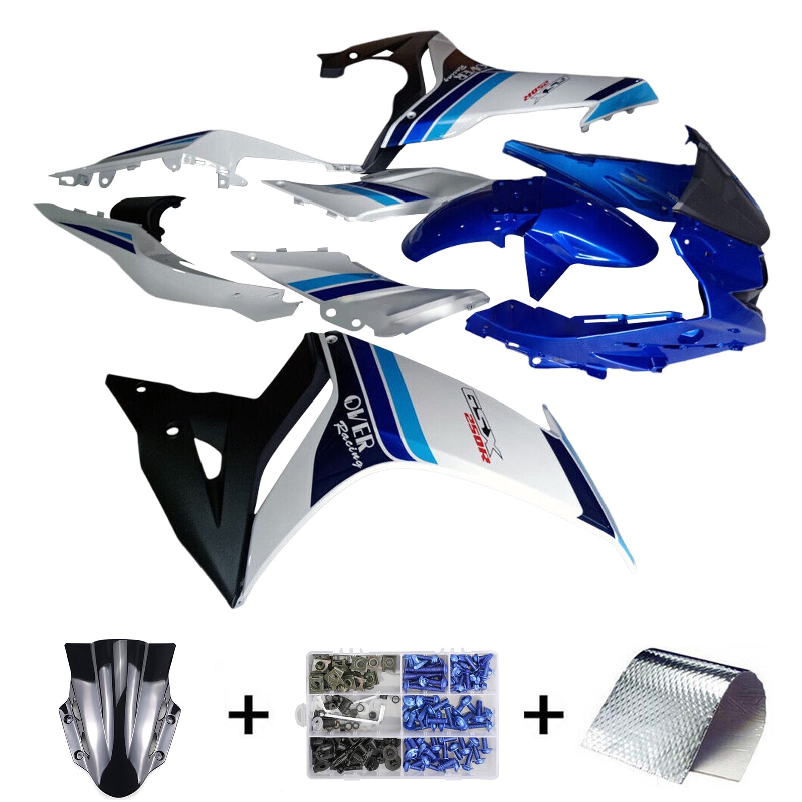 Kit carena iniezione Suzuki GSX250R 2017-2020 Carrozzeria in plastica ABS