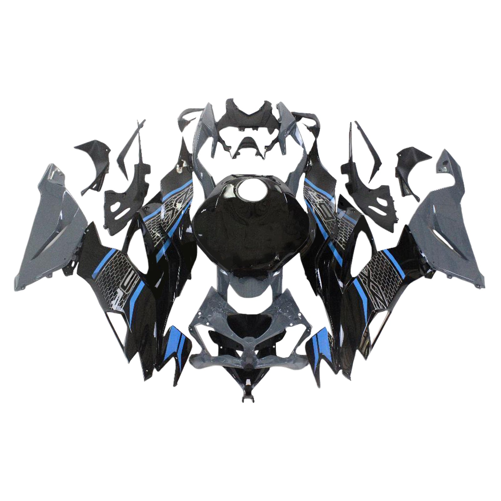 KAWASAKI ZX6R 2019-2023 komplet za vbrizgavanje, plastična karoserija ABS