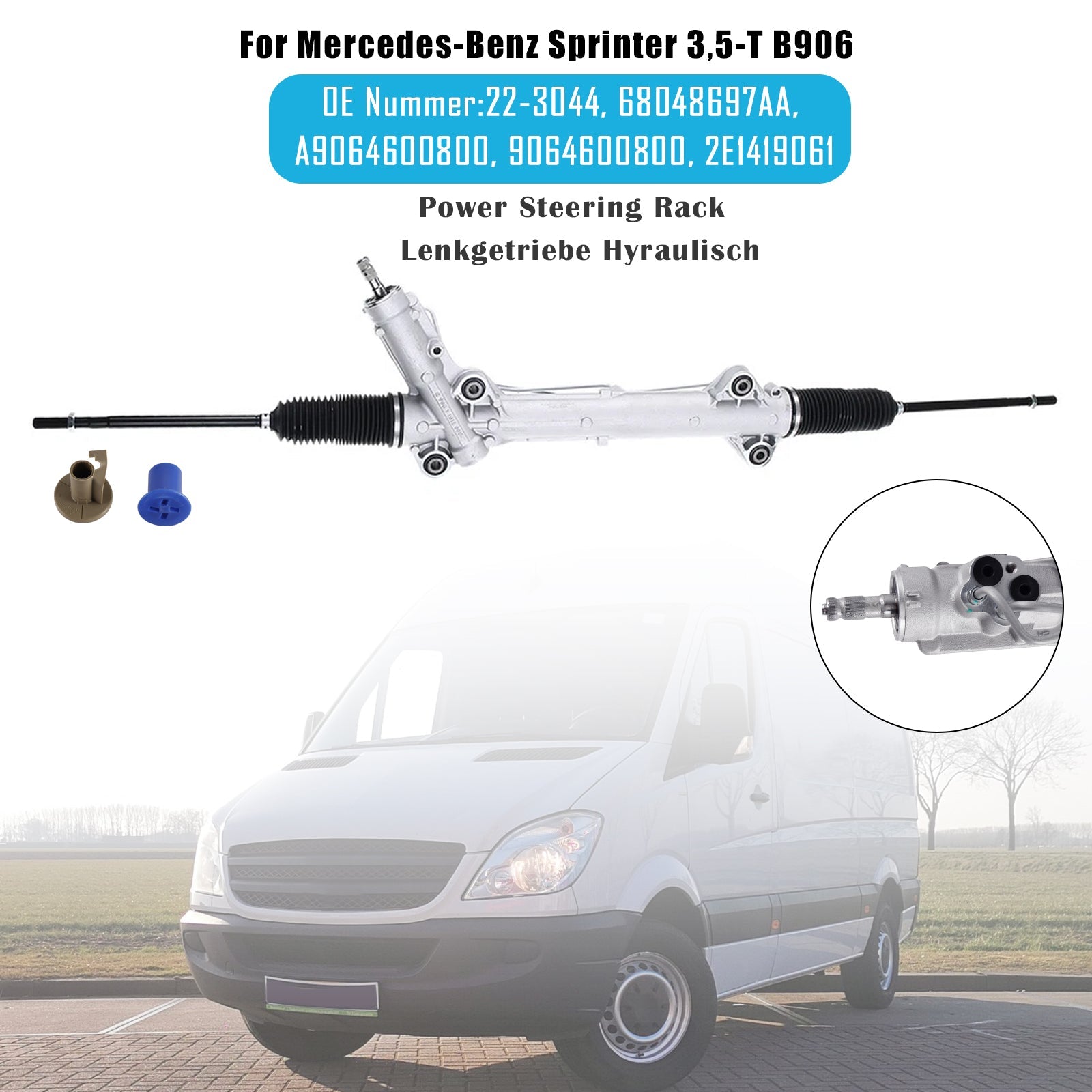 Stuurbekrachtiging Tandheugelrondsels VW Crafter 30-35 2.0 2.5 68048697AA