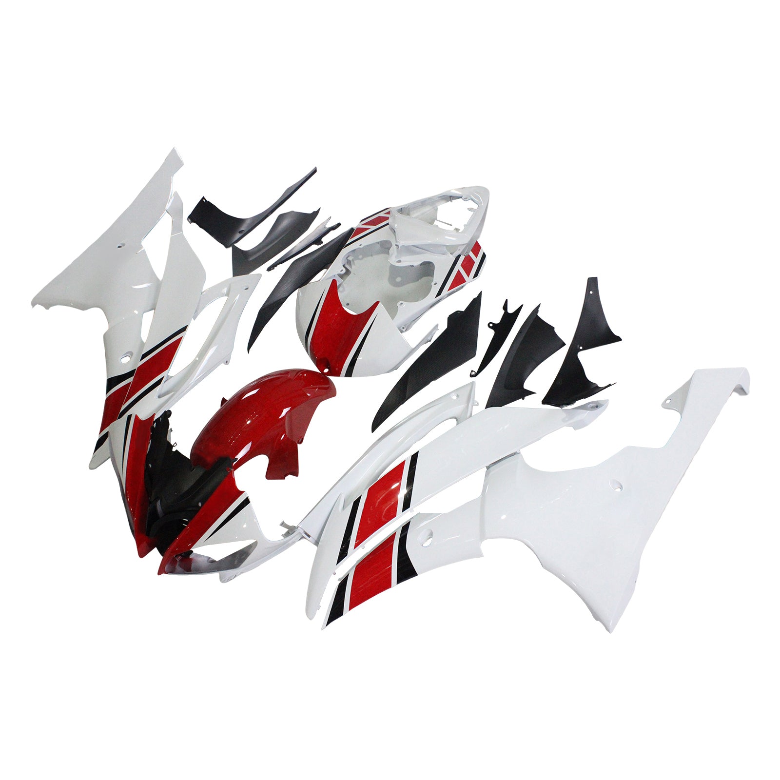 Kit de carénage par injection, carrosserie en plastique ABS, compatible avec Yamaha YZF 600 R6 2008-2016