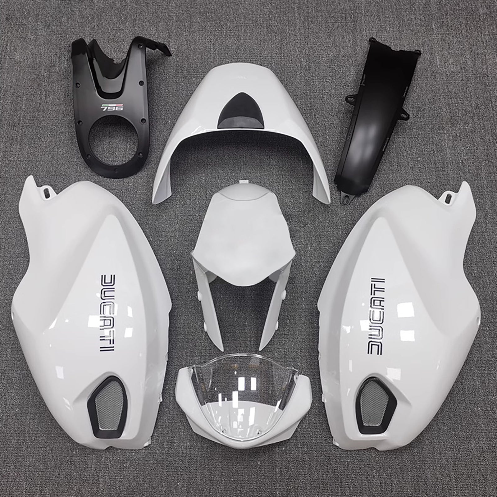 Kit de carénage d'injection Ducati Monster 696 796 1100 S EVO toutes années