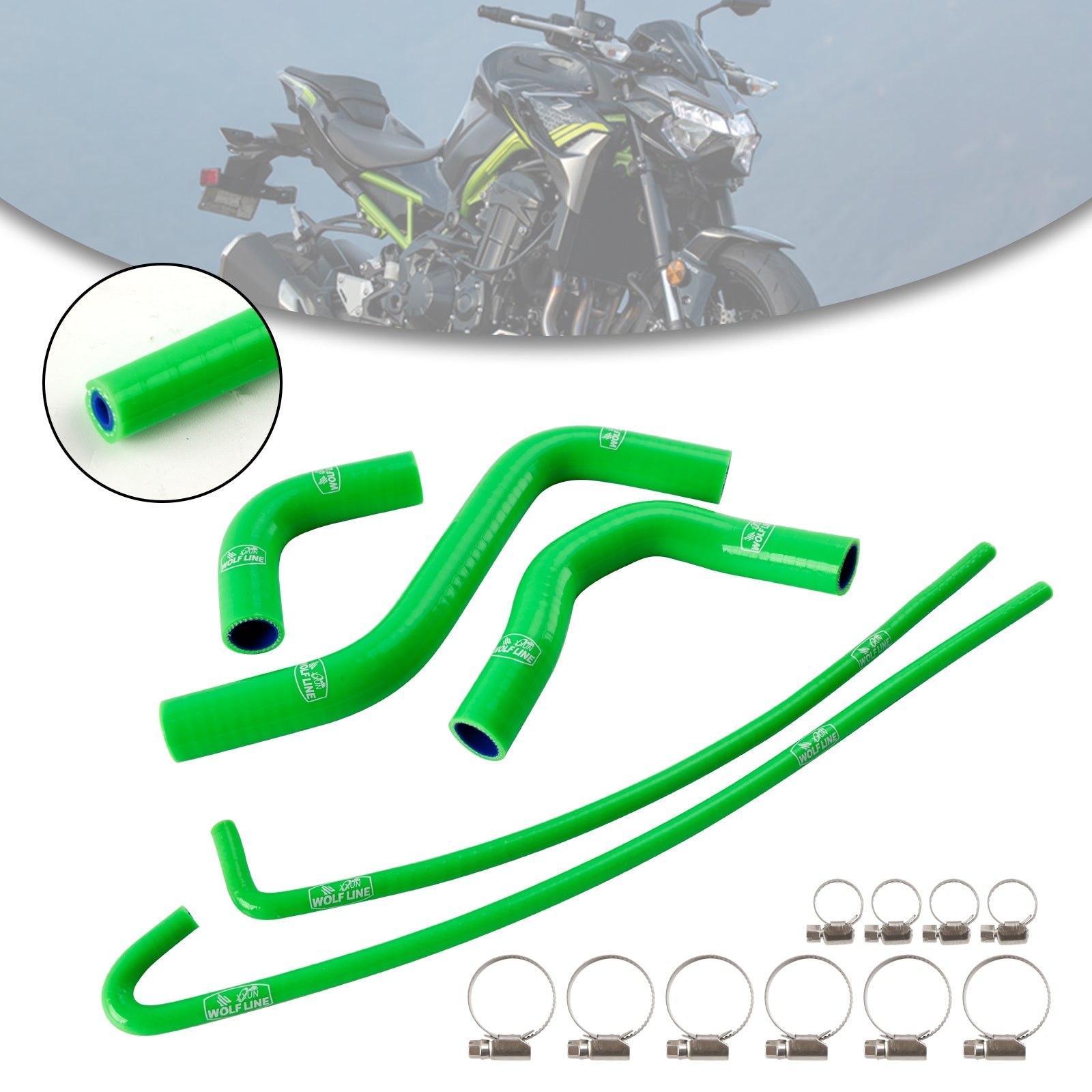 Kawasaki Z900RS 2017-2025 Komplet za hladilne goniče Kawasaki 2017-2025