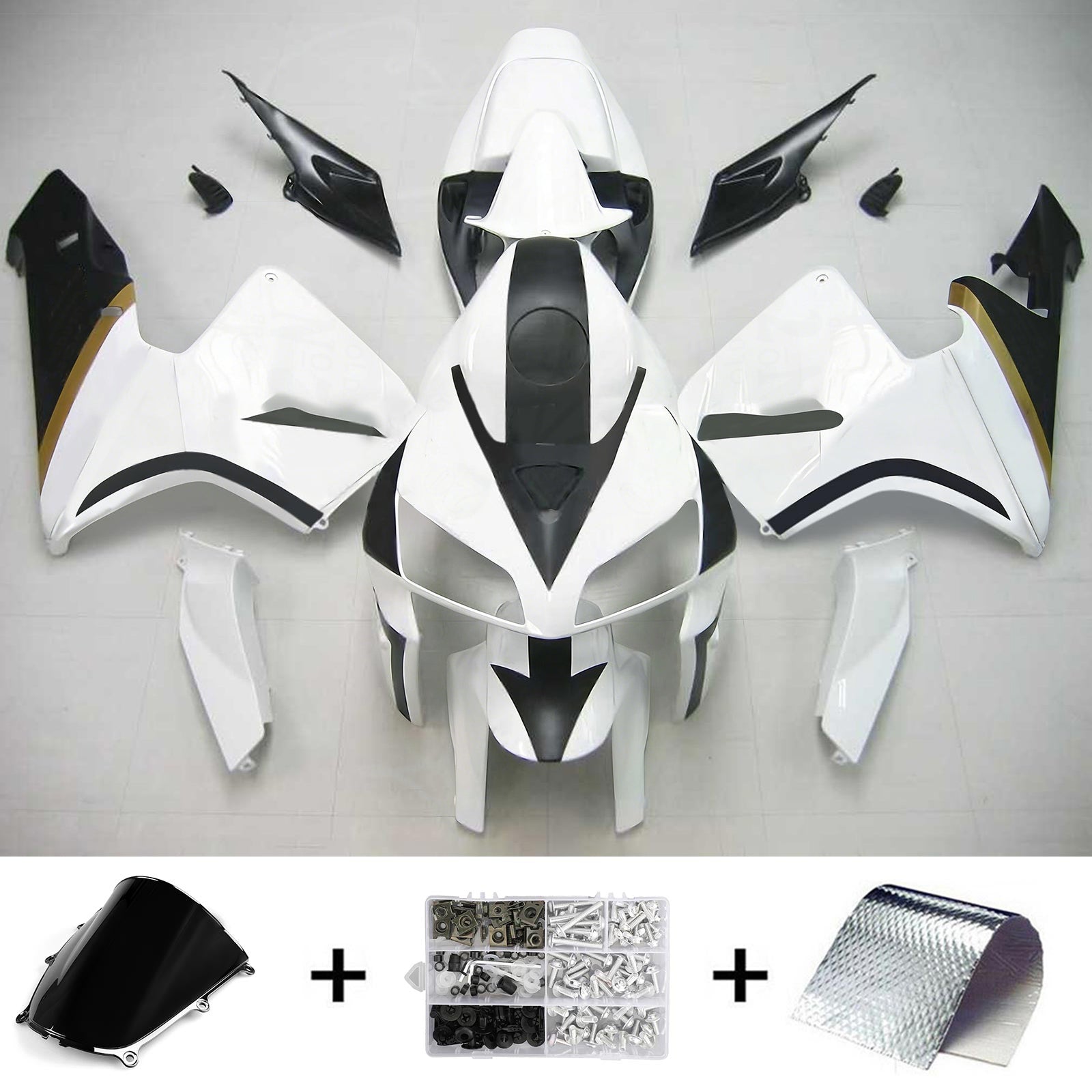 Kit de carénage par injection, carrosserie en plastique ABS pour Honda CBR600RR 2005-2006 F5