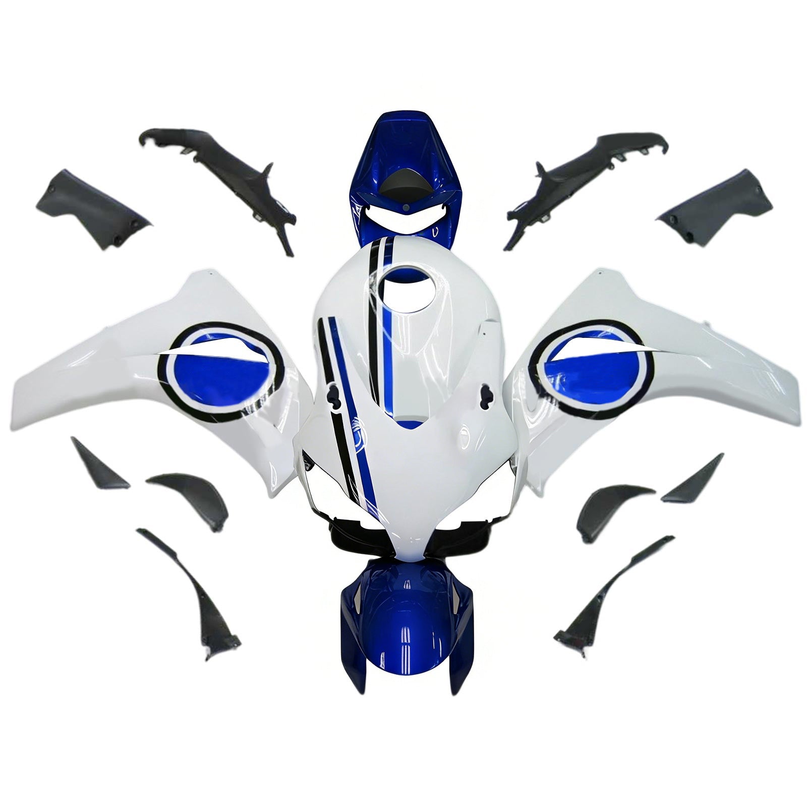 Kit de carénage injecté en plastique ABS pour Honda CBR1000RR 2008-2011