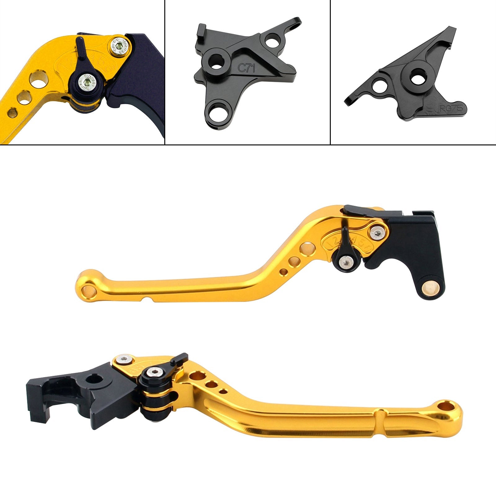 Levier de frein et d'embrayage long pour BMW R NINE T / PURE / RACER 2017-2023