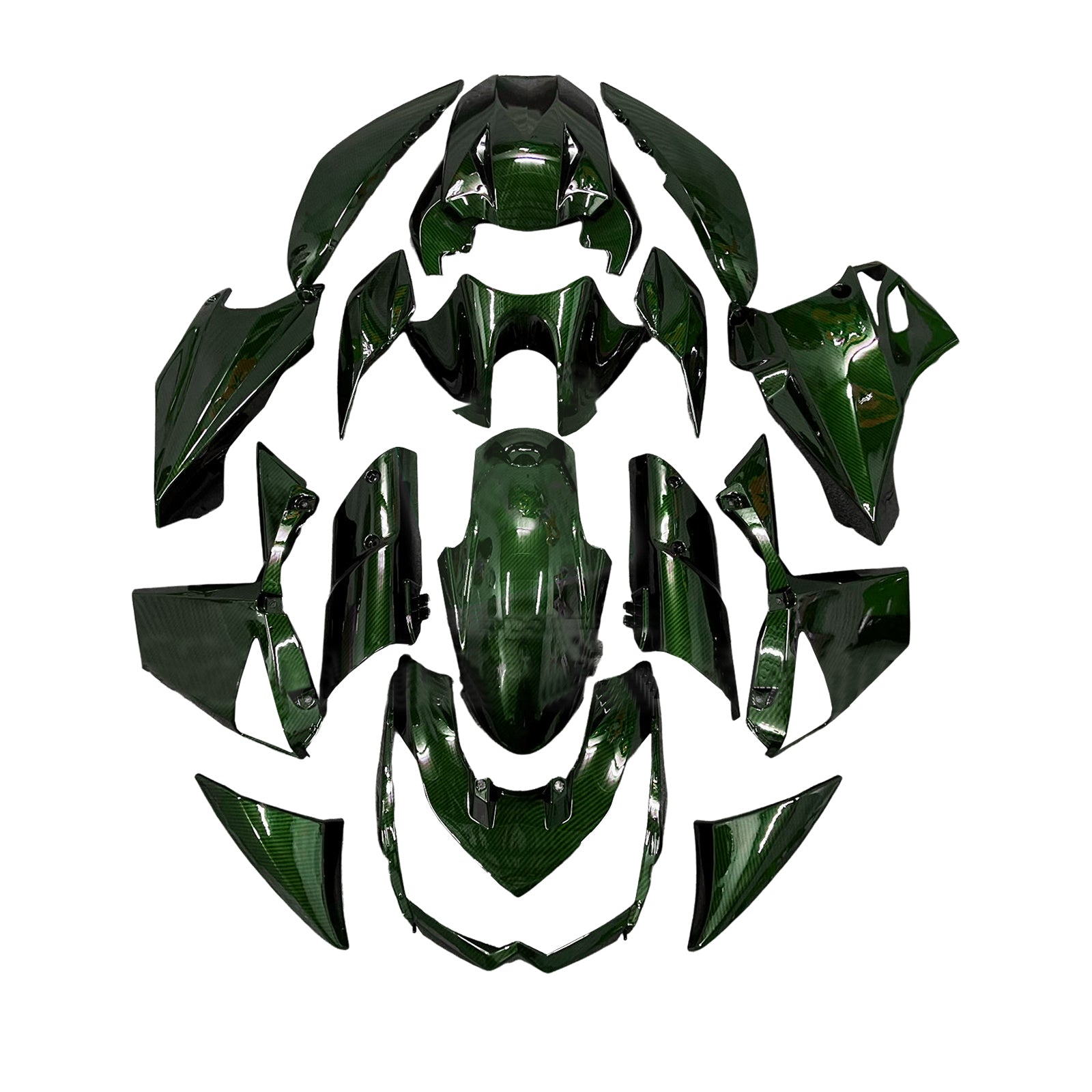 Kit di carenatura a iniezione, carrozzeria in plastica ABS per Kawasaki Z1000 2010-2013