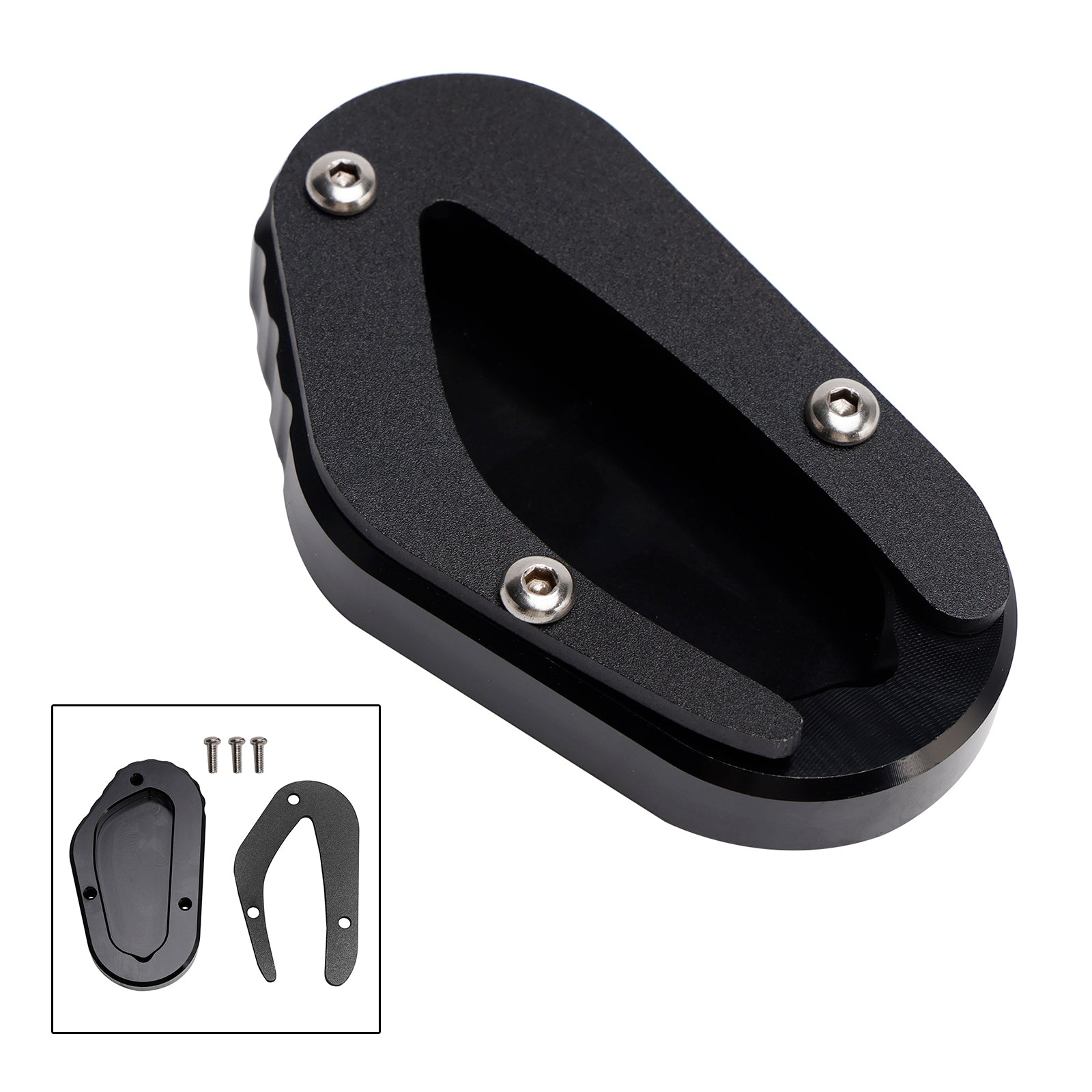 Podpórka boczna powiększona osłona podwozia kompatybilna z Bonneville T100 Street Scrambler 900 2018-2023