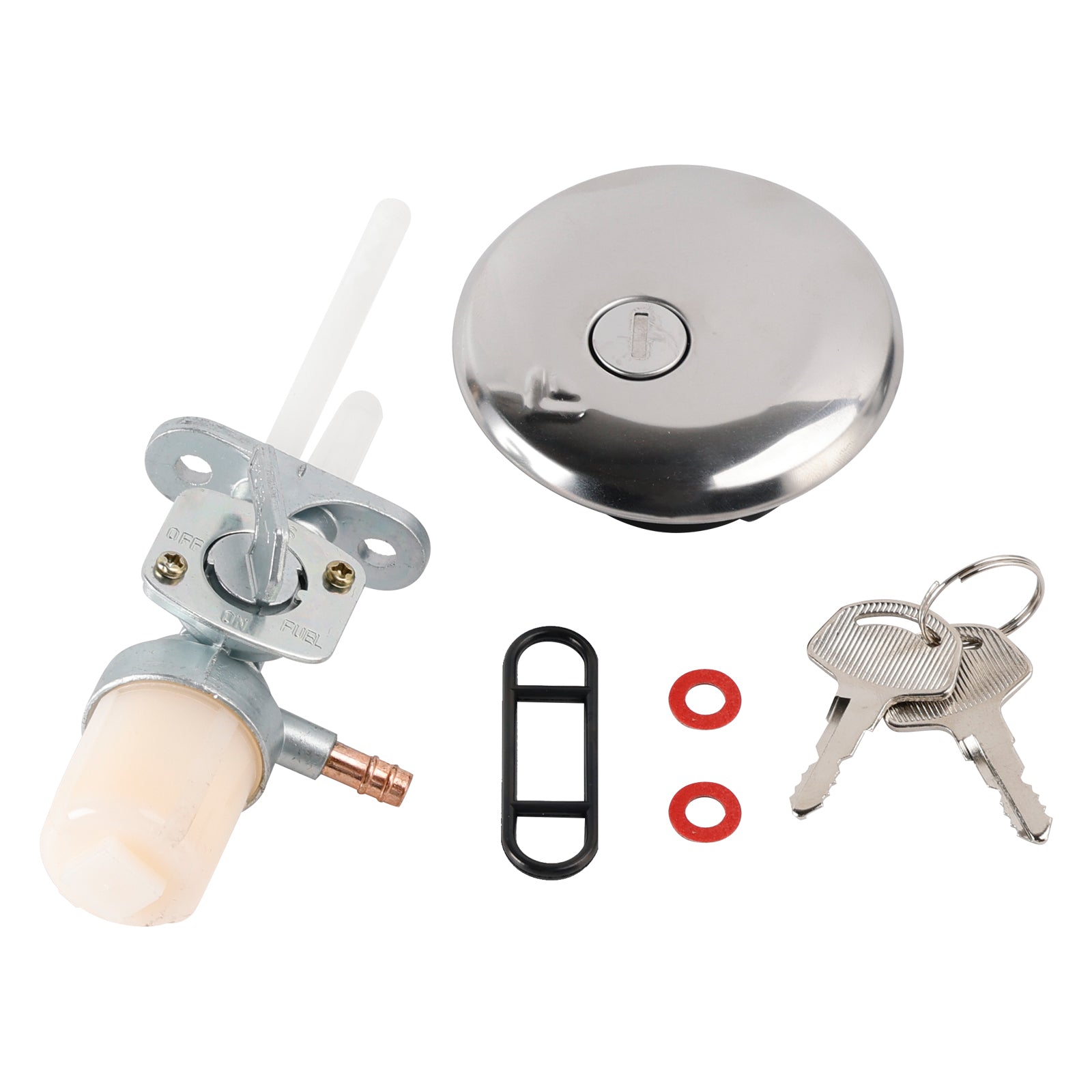 Réservoir d'essence Cafe Racer 9 L pour Suzuki GN125 GN 125 250 - Argent