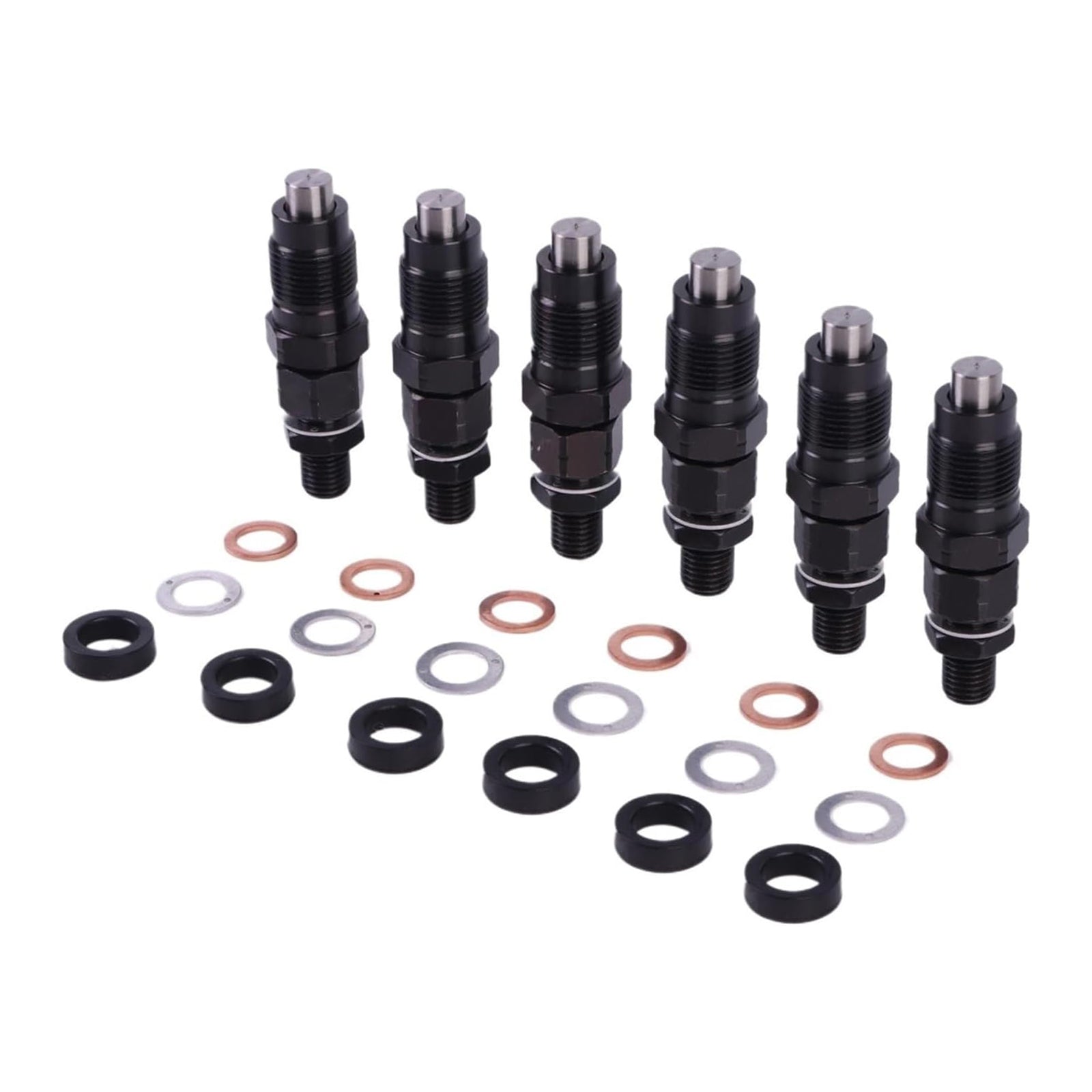 6 Brandstofinjectoren voor Toyota 3L Hilux Hiace 2.8L Motor 23600-59105